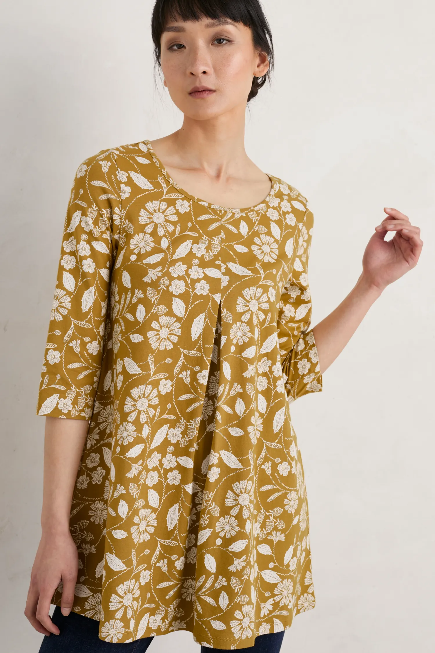 Arusha Cotton Jersey Tunic (GOTS)