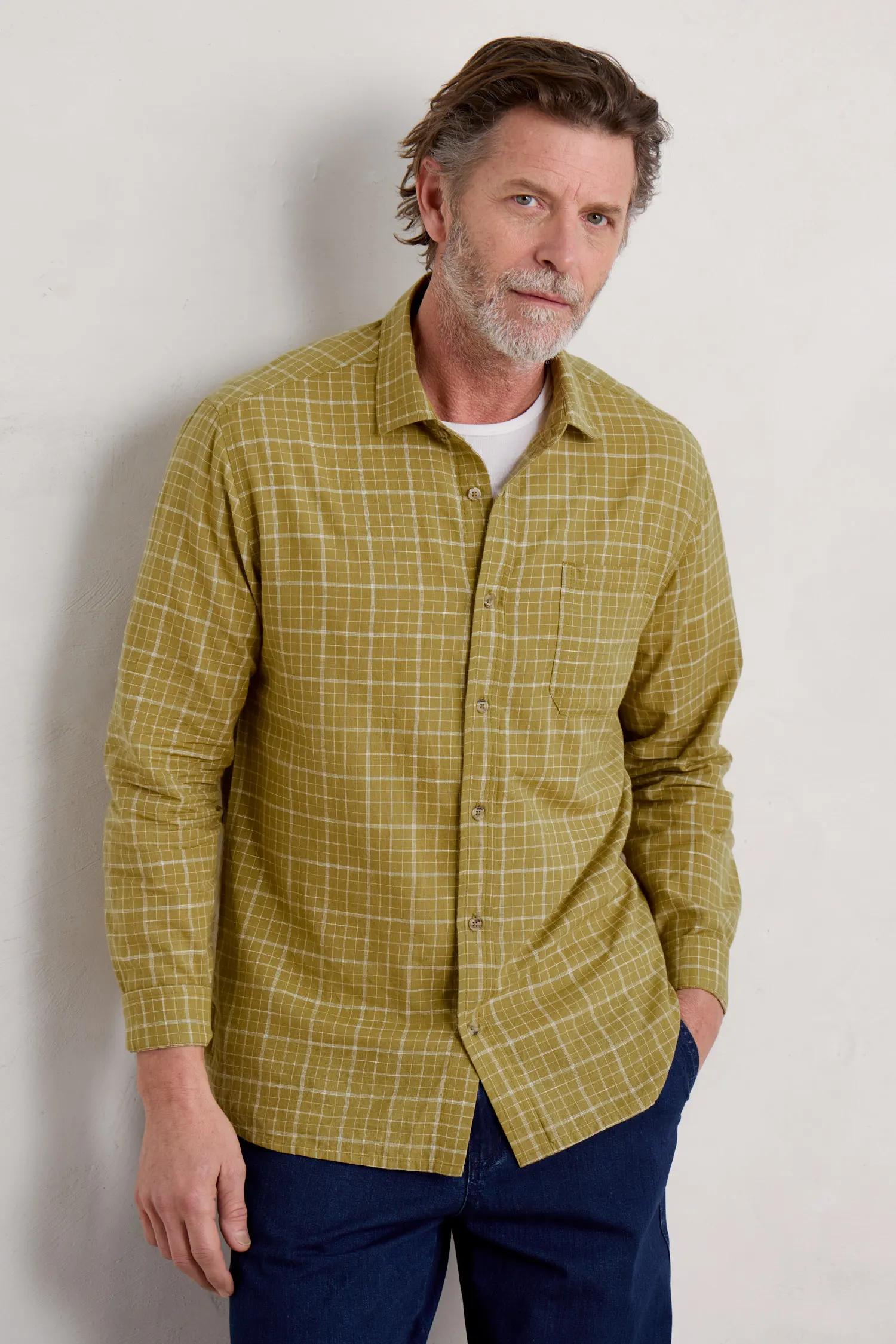Men's Banyan Checked Cotton Shirt