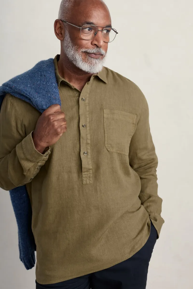 Men's Artist's Linen Shirt