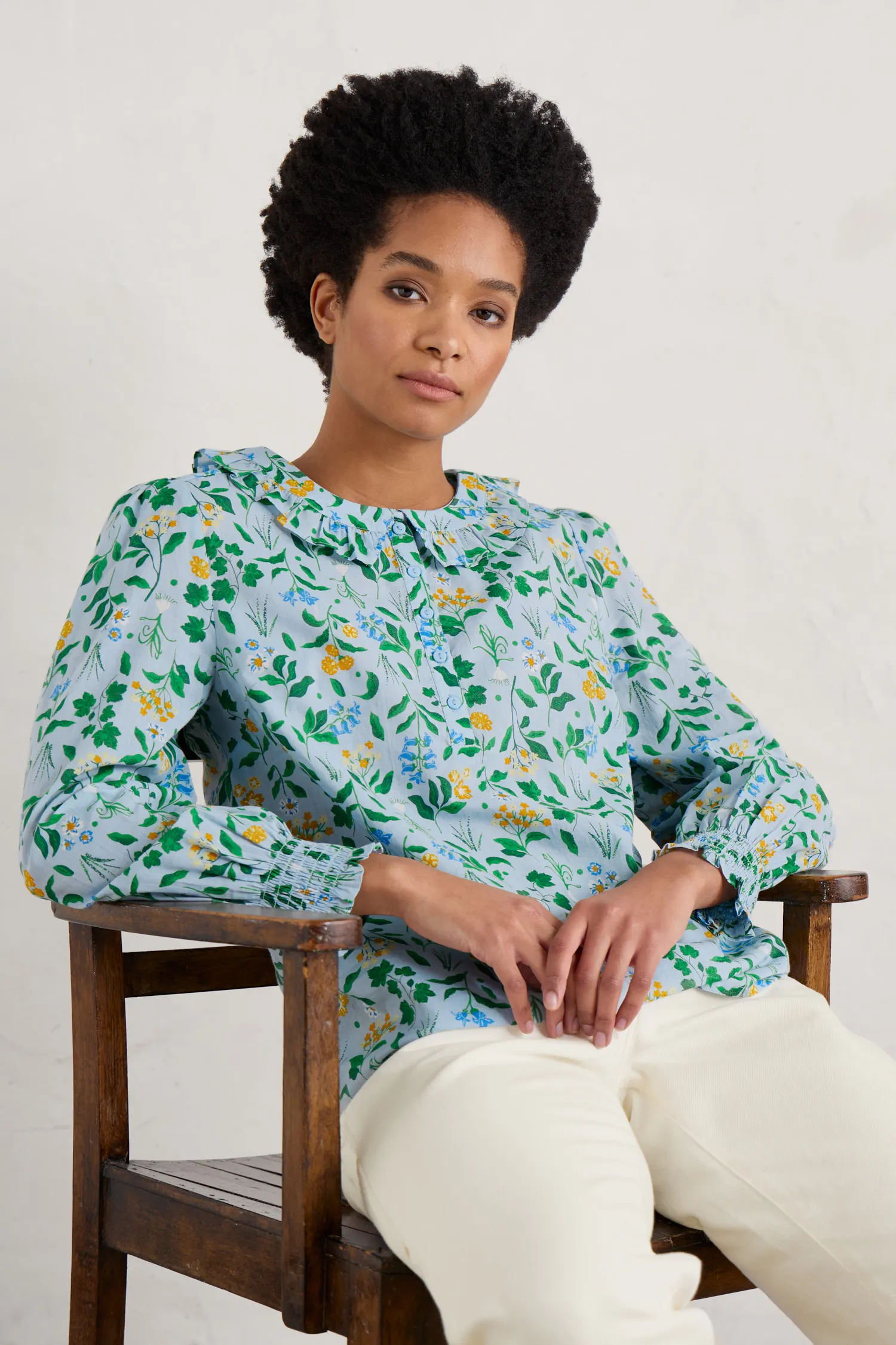 Last Leaf Printed Organic Cotton Top (GOTS)