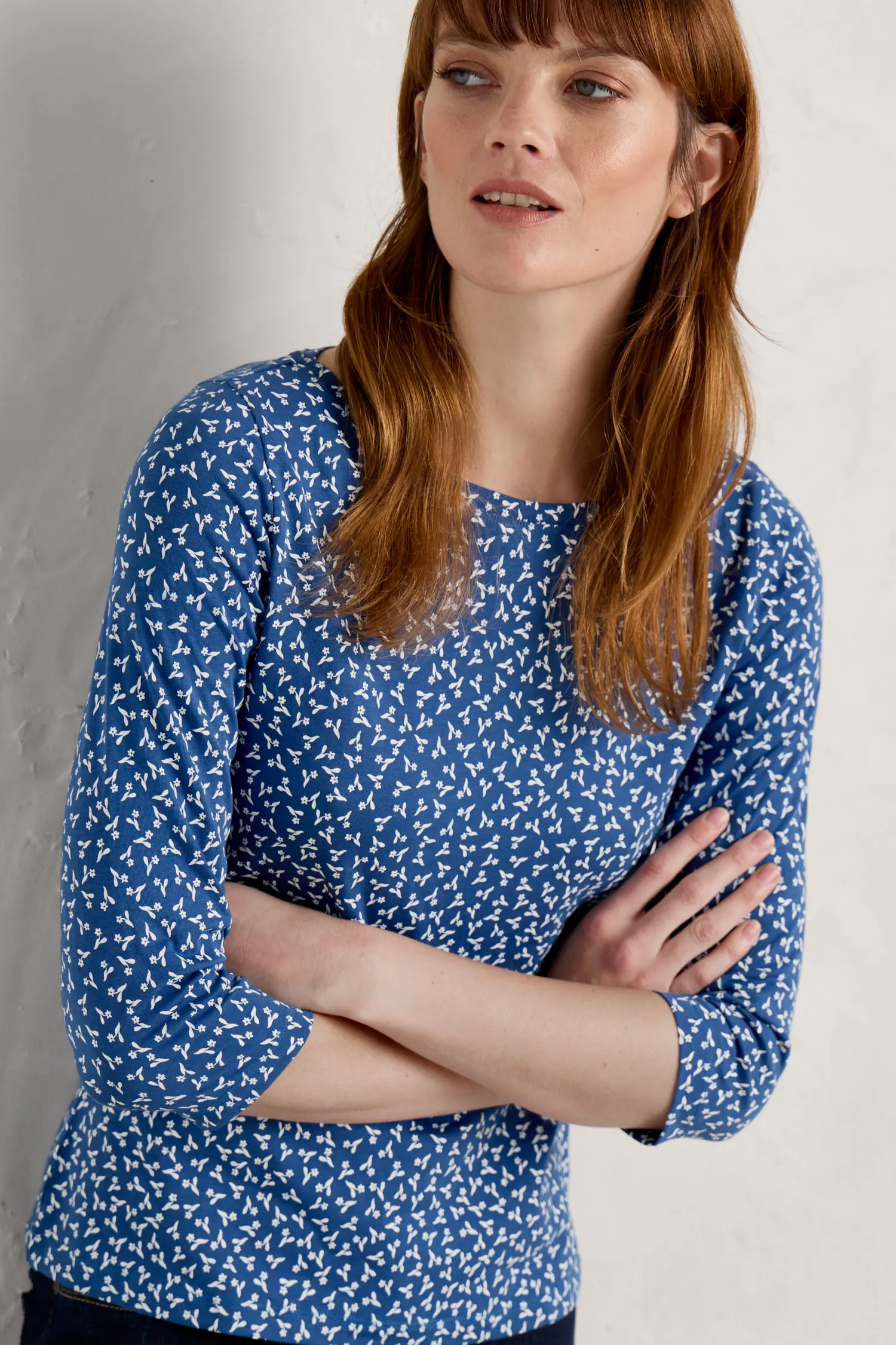 Easel 3/4 Sleeve Top