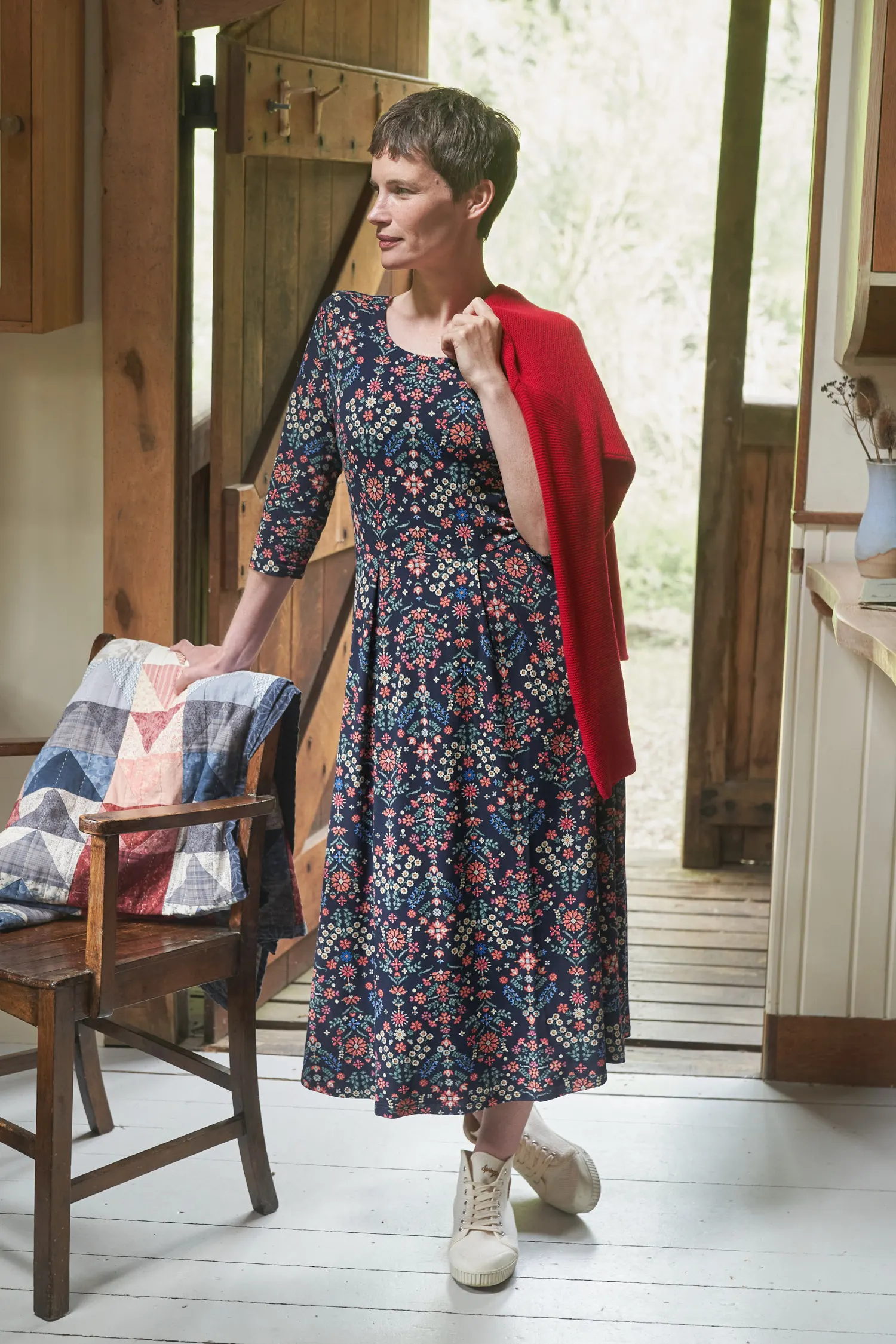 Veronica Midi Dress (GOTS)