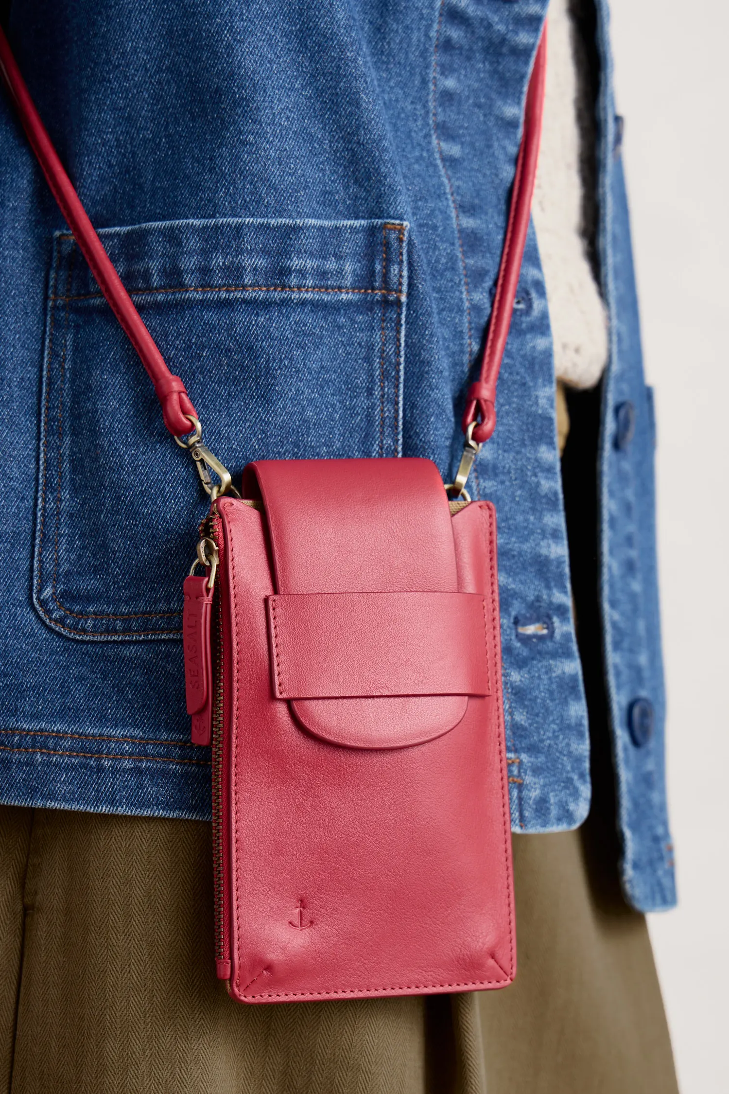 Kelsey Leather Phone Wallet