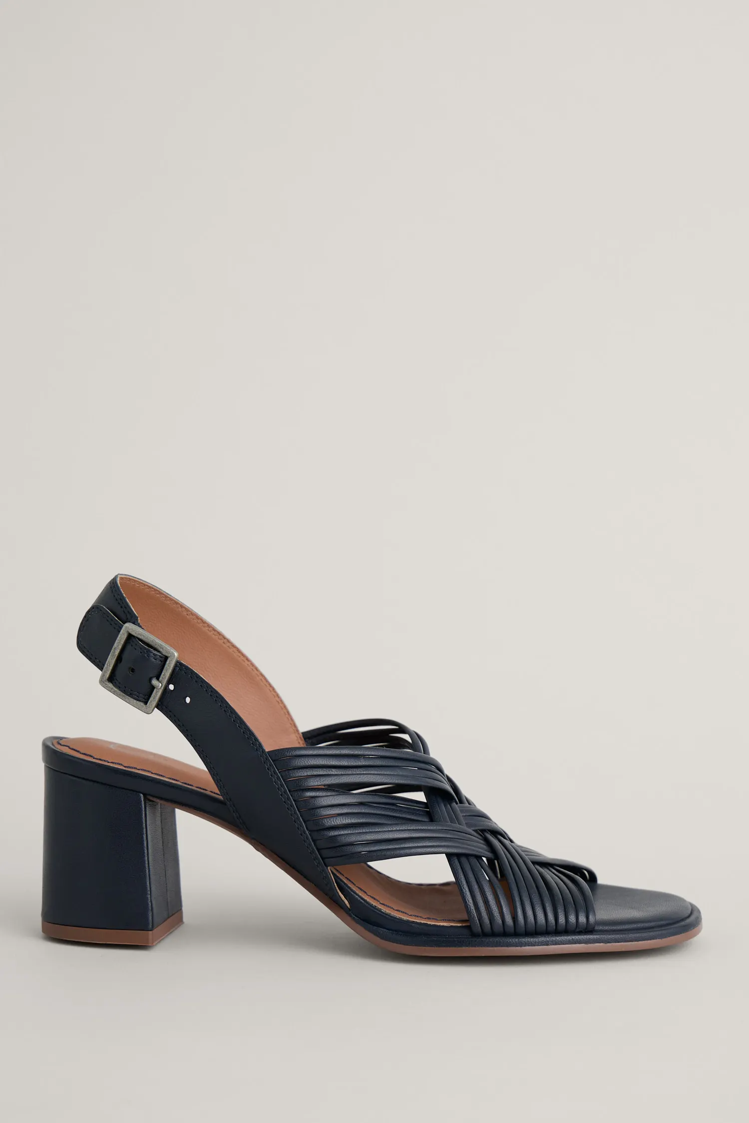 Faerystone Mid Heel Leather Sandals