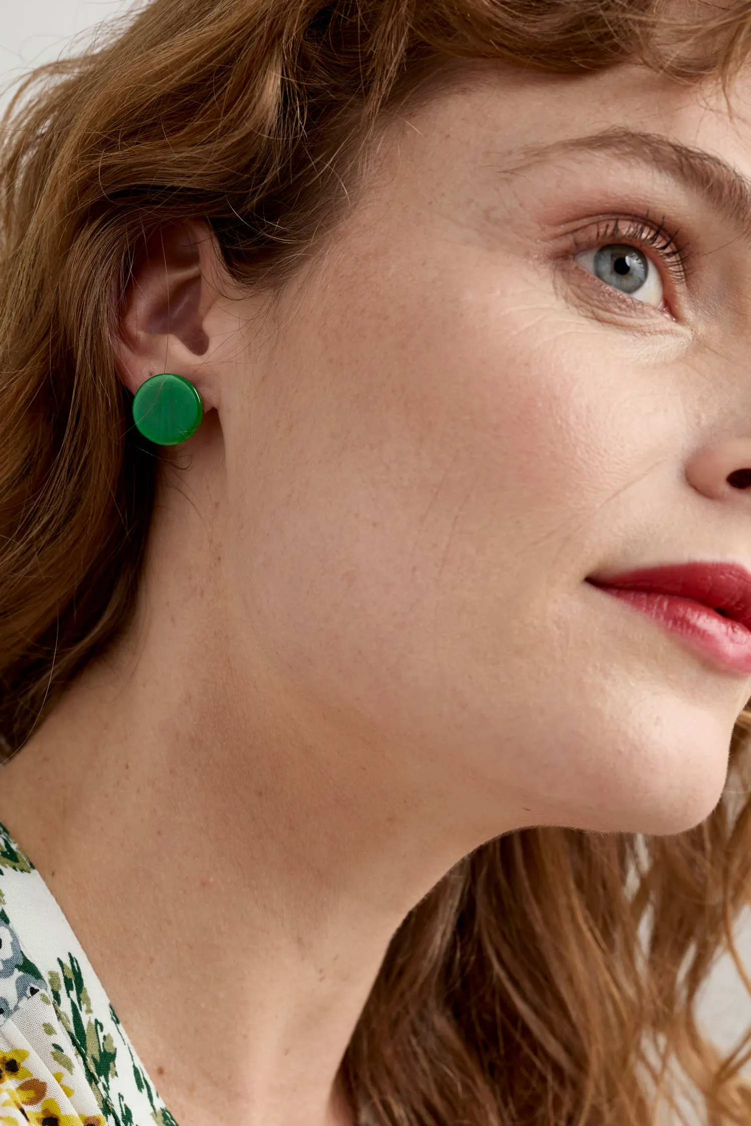 Ballowall Circle Stud Earrings