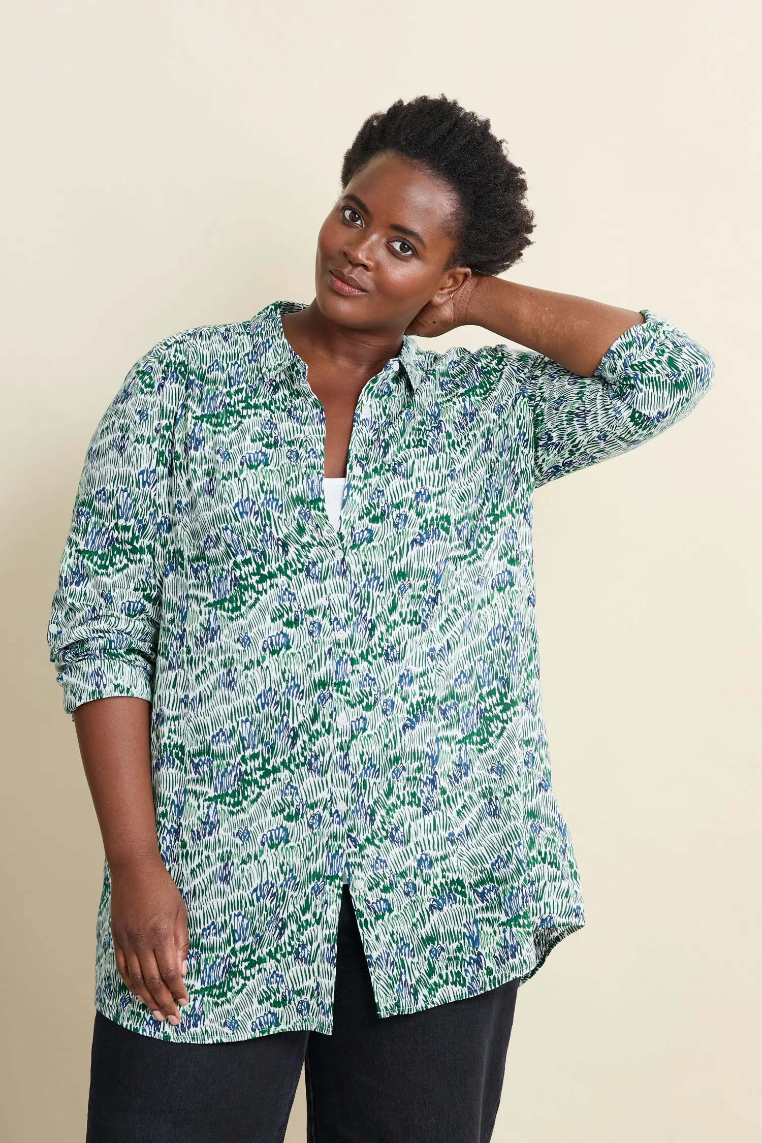 Wren Flutter Longline Shirt