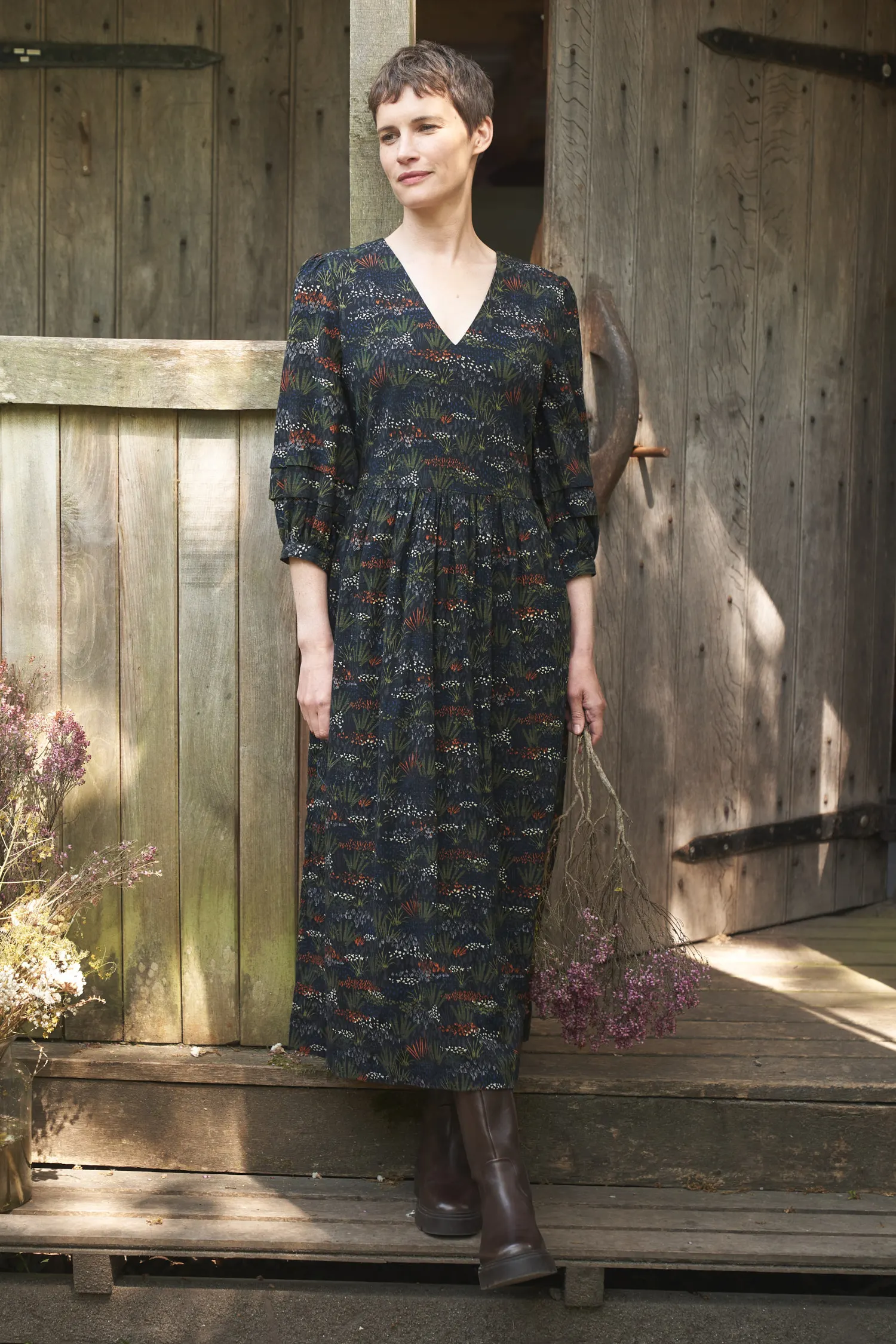 Sea Line Midi Dress