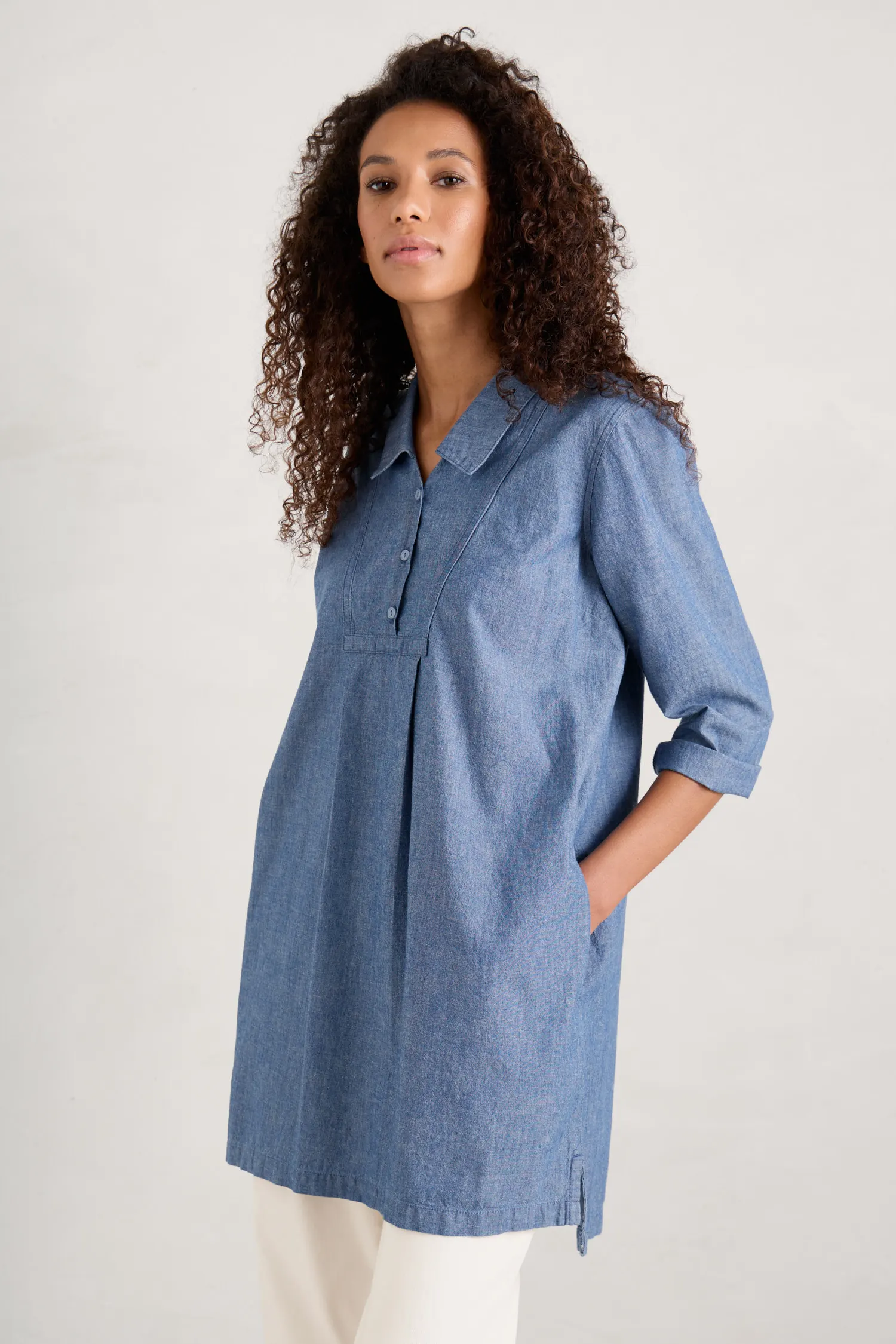 Tide Clock 3/4 Sleeve Tunic