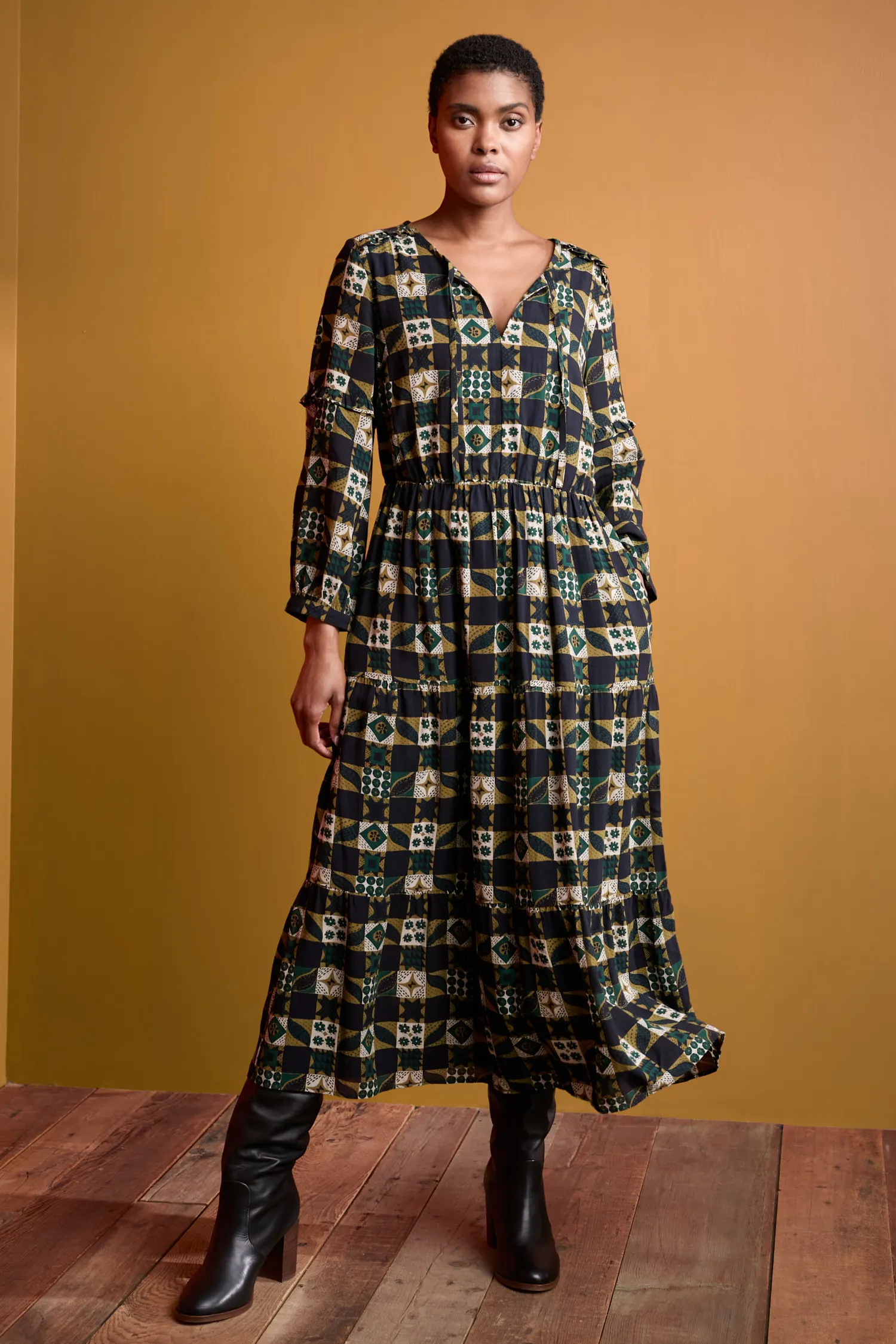 Dearling Tiered Dress