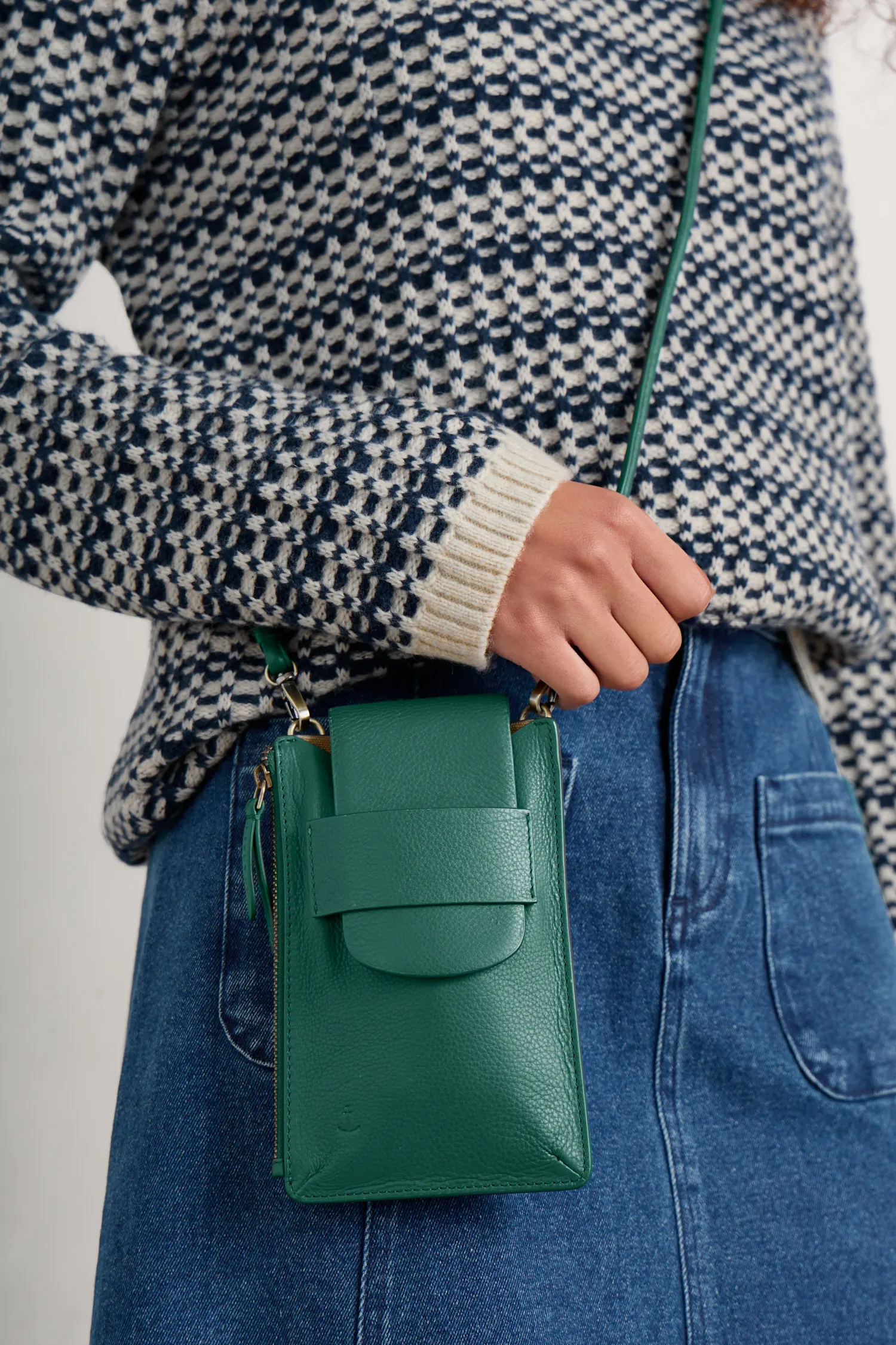 Kelsey Leather Phone Wallet