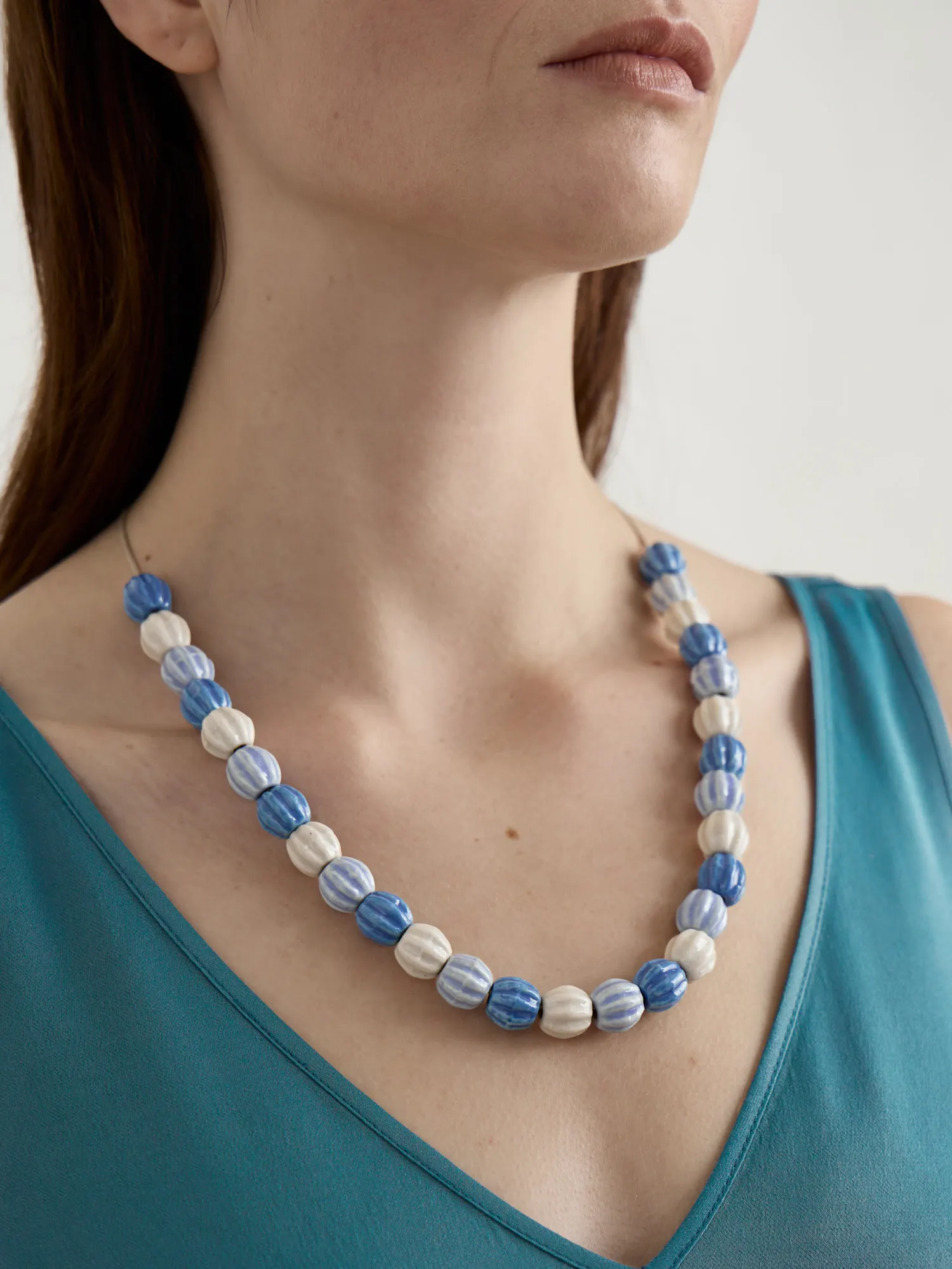 Moorland Haze Bead Necklace