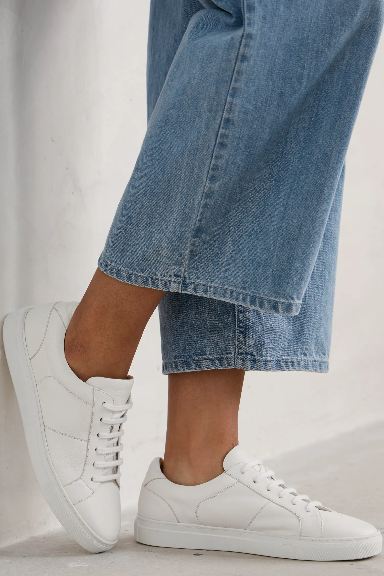 Davidstow Leather Trainers