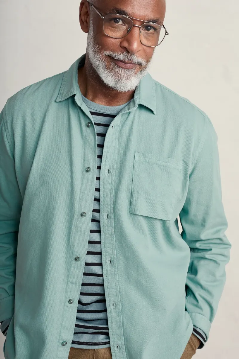 Men's Jackdaw Cotton Twill Shirt (GOTS)