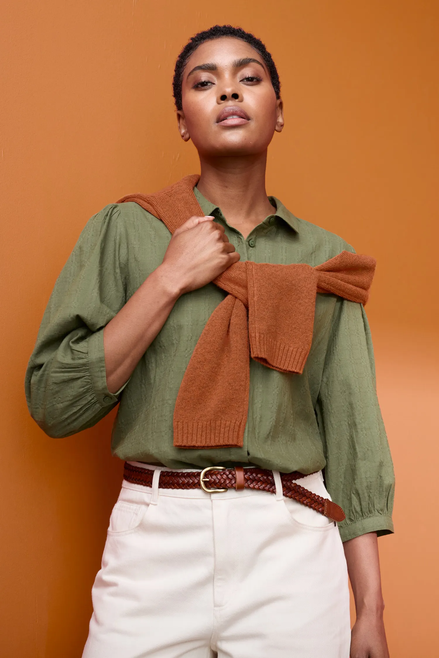 Hope Cottage Organic Cotton Check Blouse