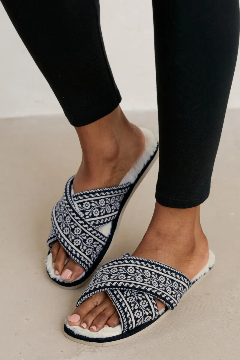 Night Ships Crossover Slippers