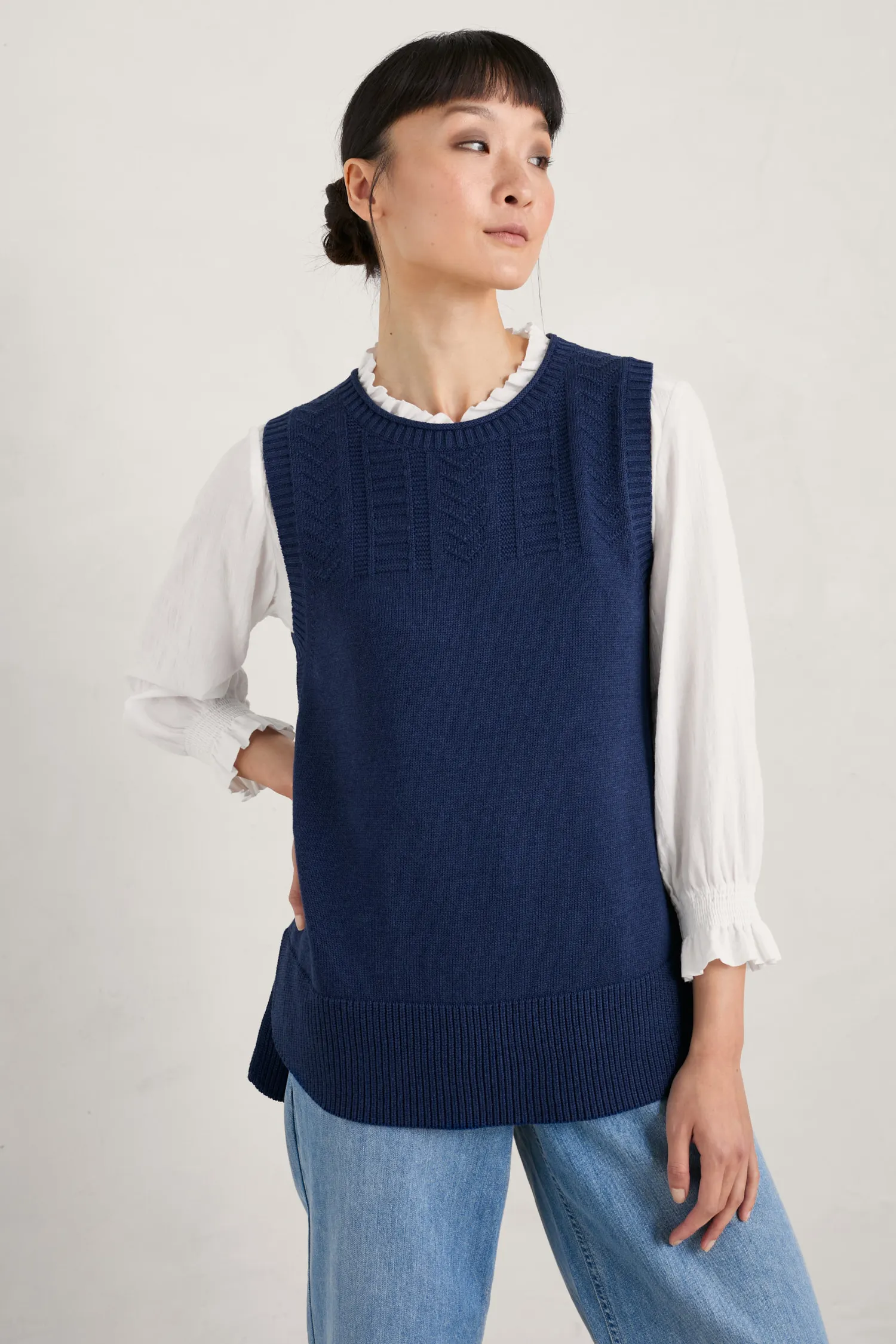 Smallcombe Organic Cotton Knitted Vest (GOTS)