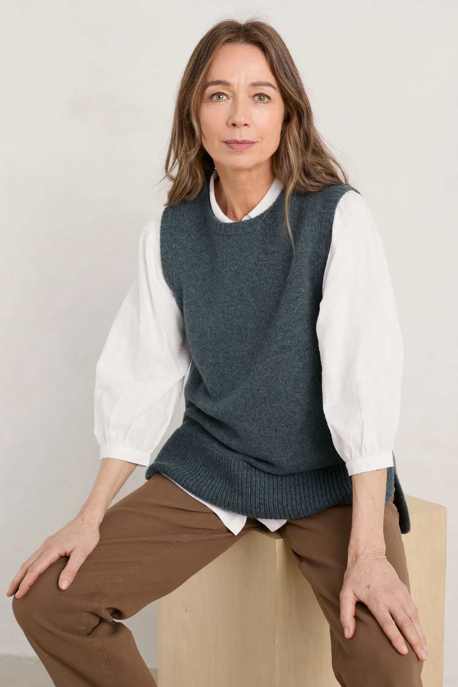 Coupling Knitted Vest