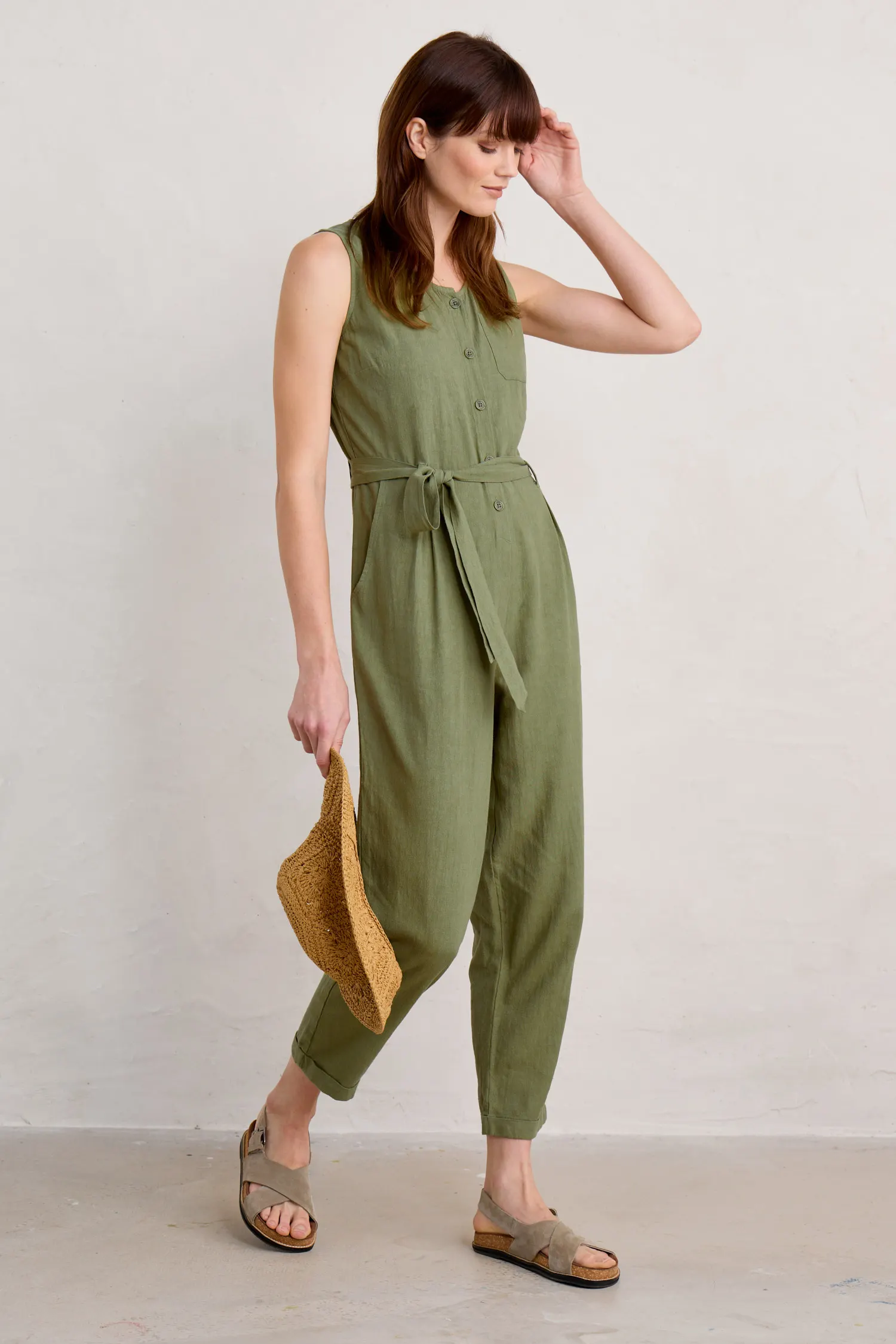 Abbey Pool Sleeveless Jumpsuit