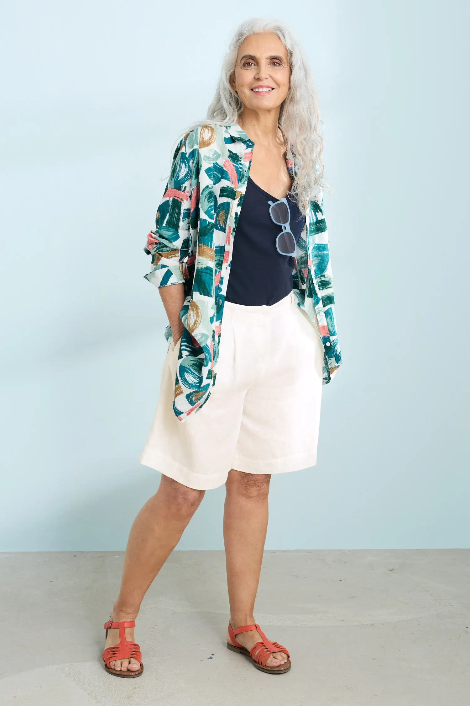 Wren Flutter Longline Shirt