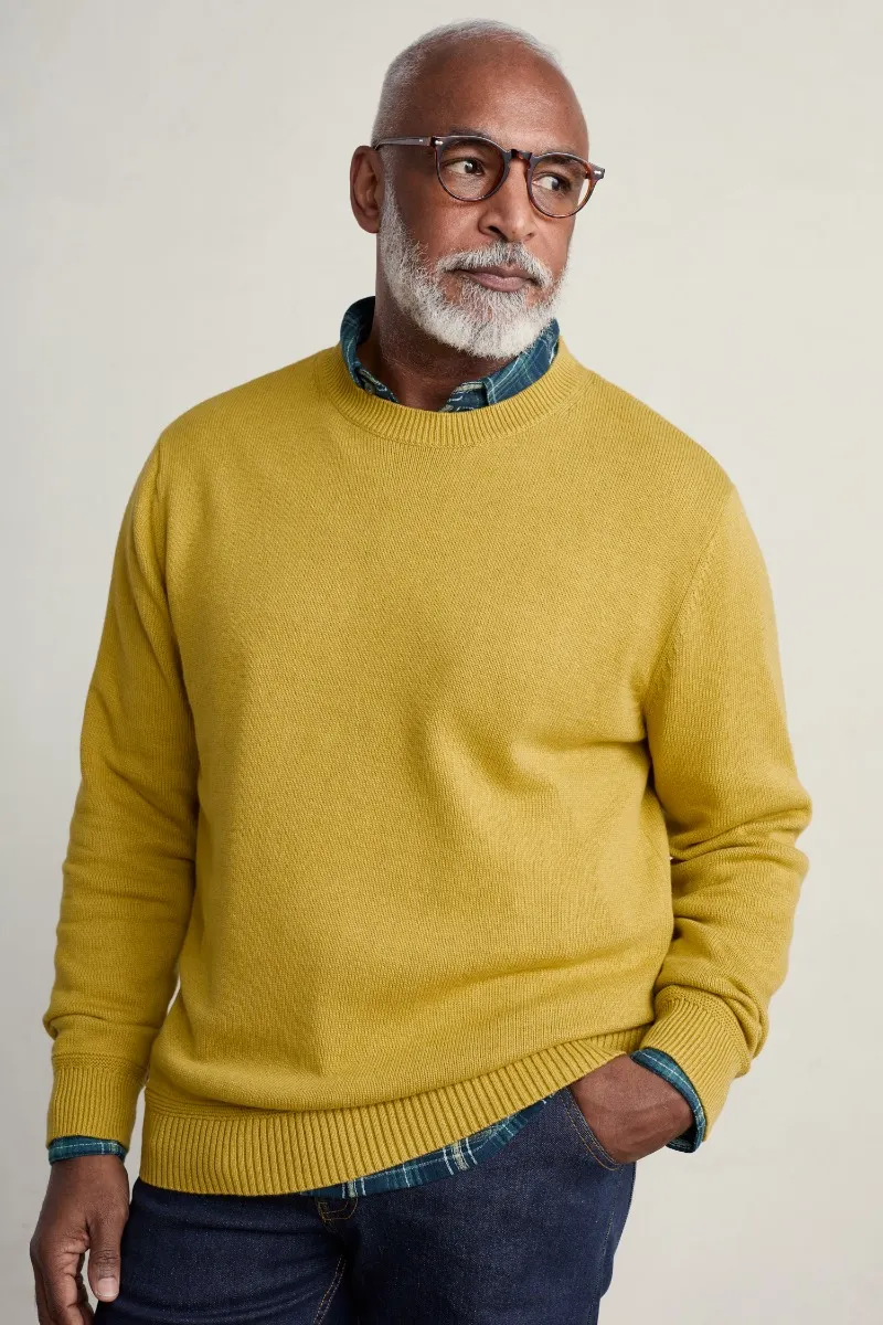 Men's Moorstone Knitted Organic Cotton Jumper