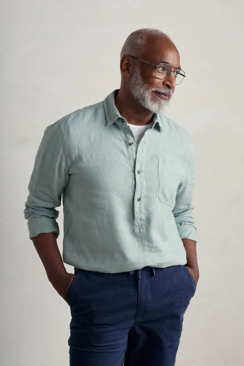 Men's Artist's Linen Shirt