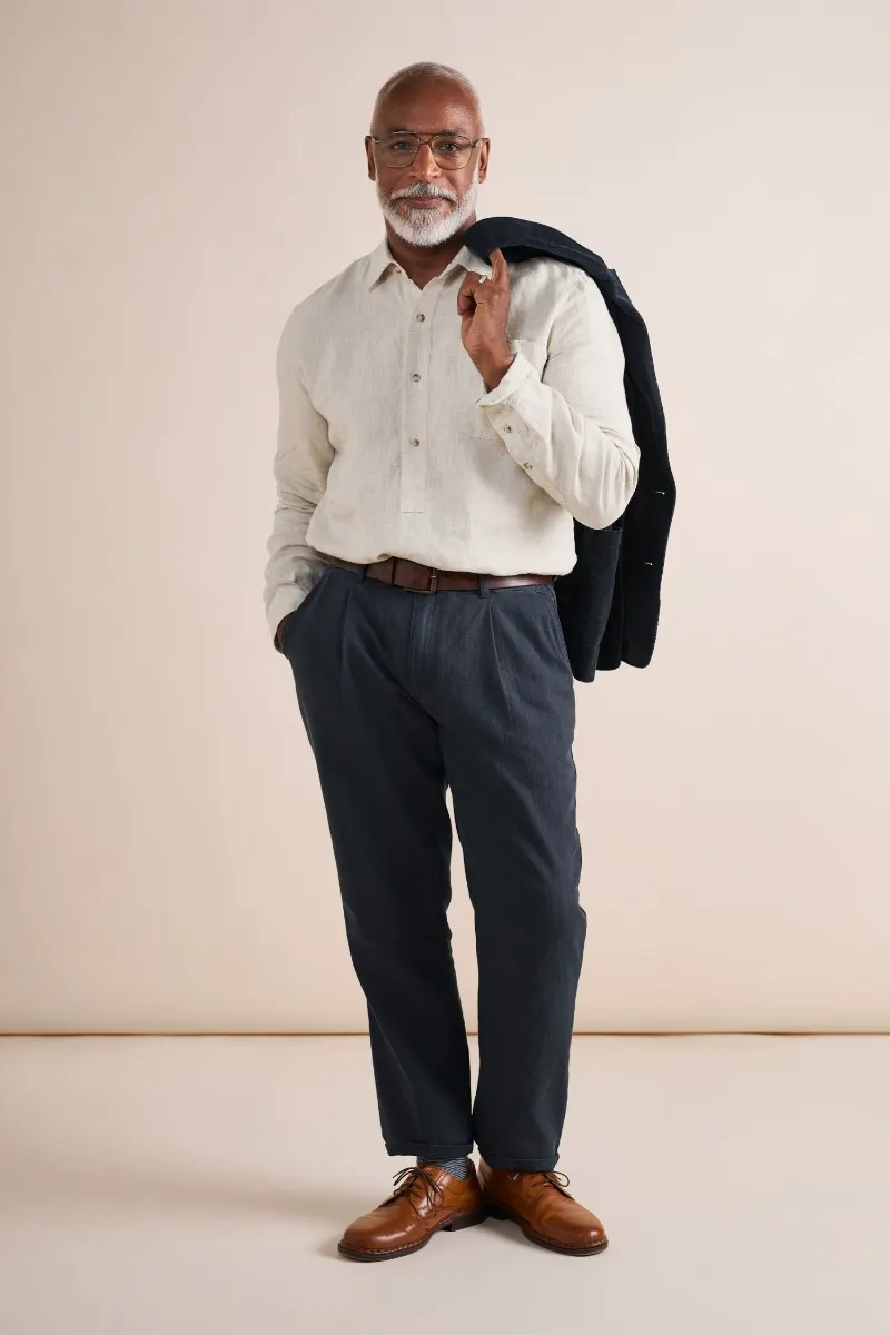 Men's Artist's Linen Shirt