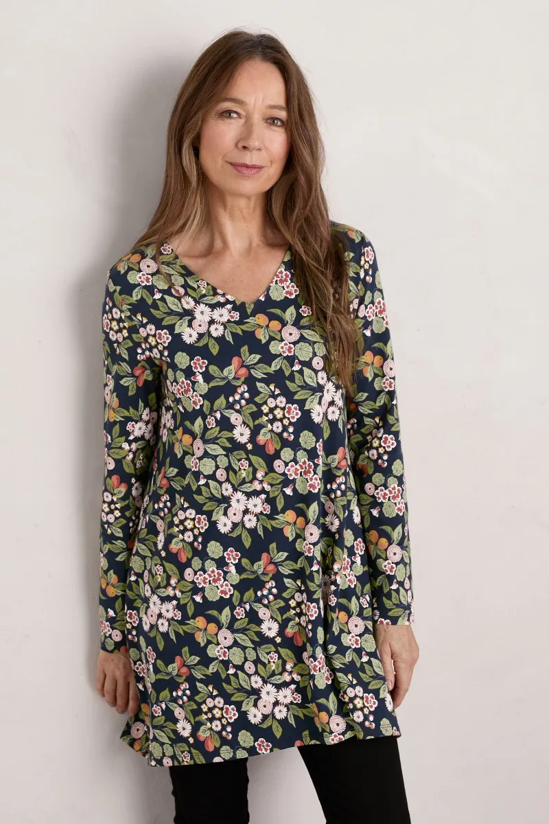 Sea Cruise V-neck Tunic (GOTS)