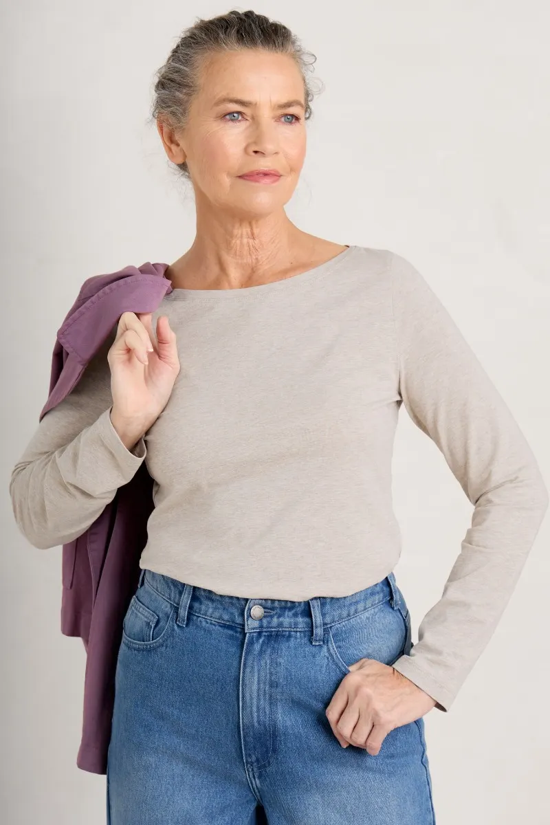 Easel Long Sleeve Jersey Top (GOTS)
