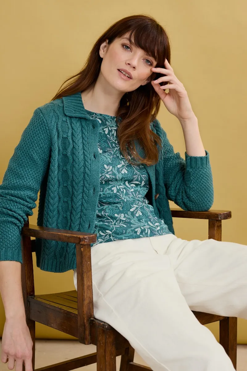 Easel 3/4 Sleeve Top