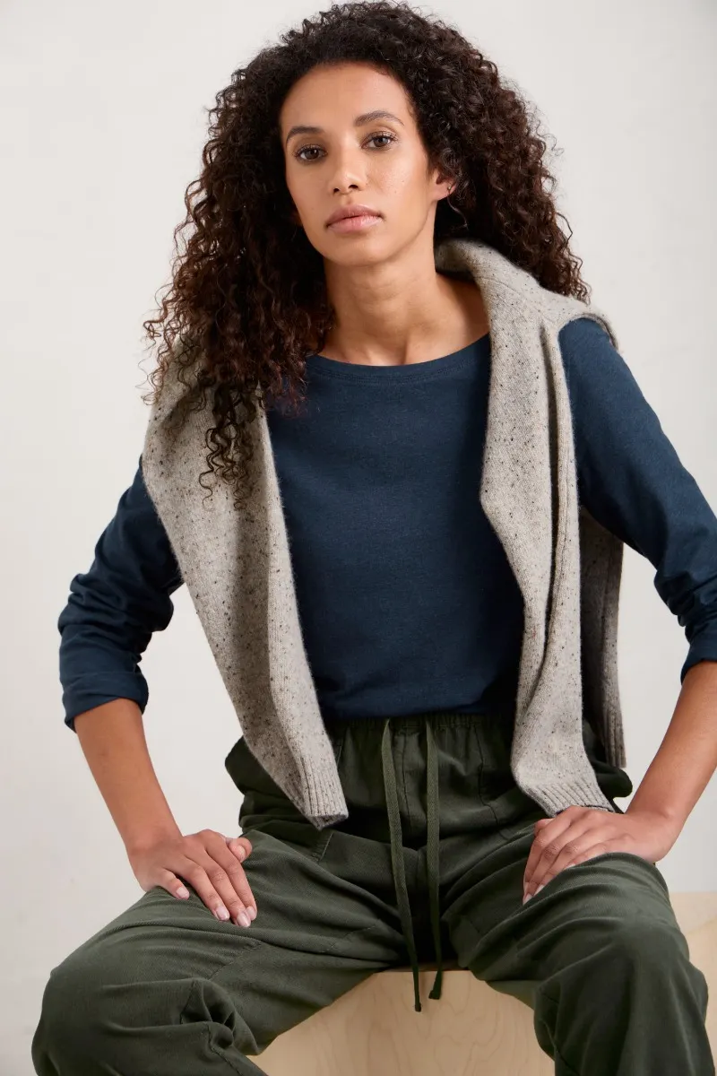 Easel Long Sleeve Jersey Top (GOTS)