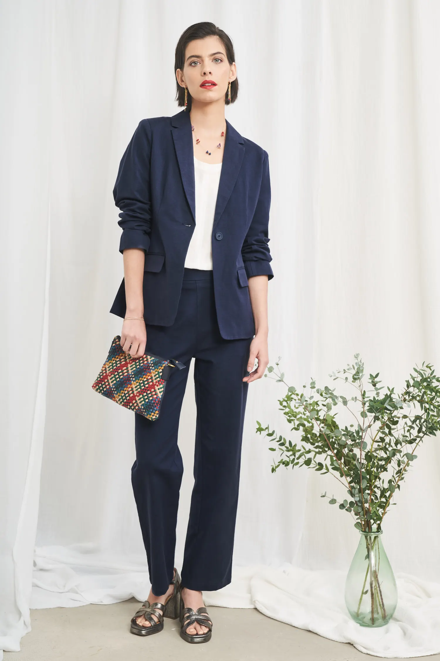 Westlin Straight Leg Suit Trousers