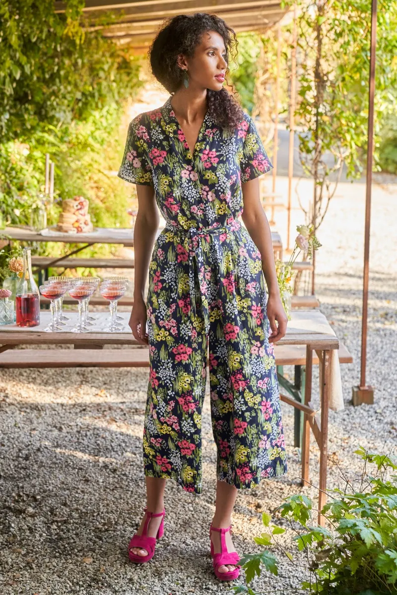 Treen Cove Linen Jumpsuit