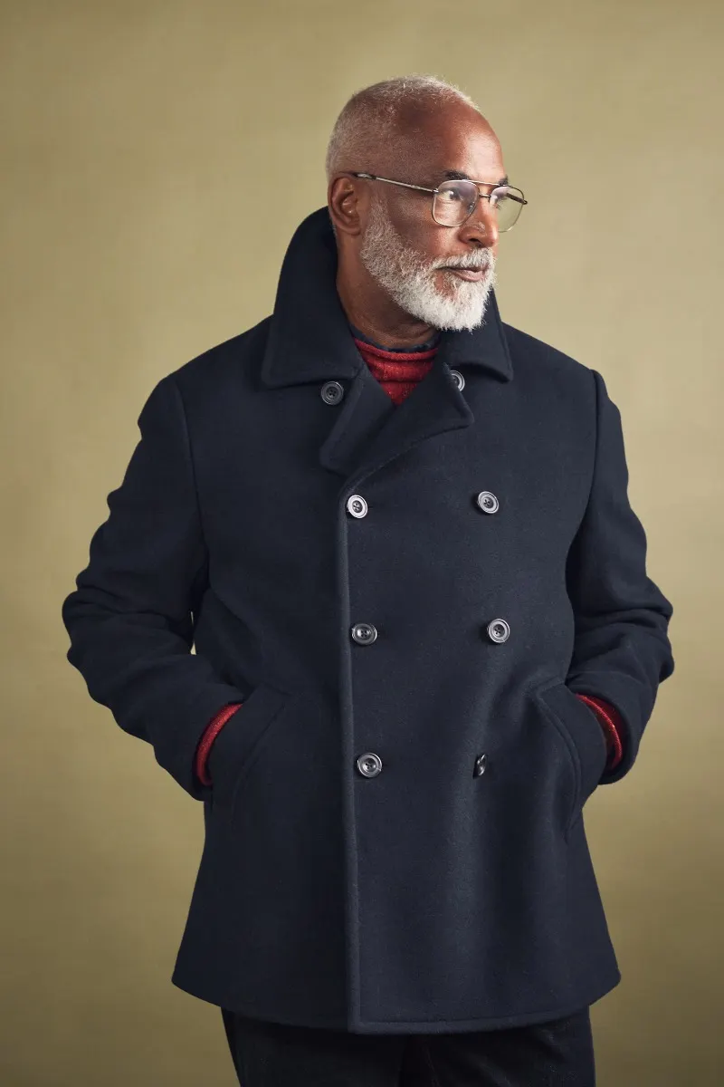 Men's Channel Wool Blend Coat