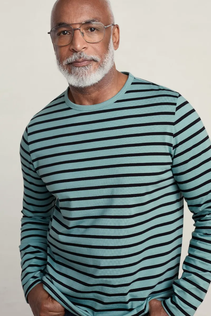 Men's Sailor Shirt With Crew Neck (GOTS)