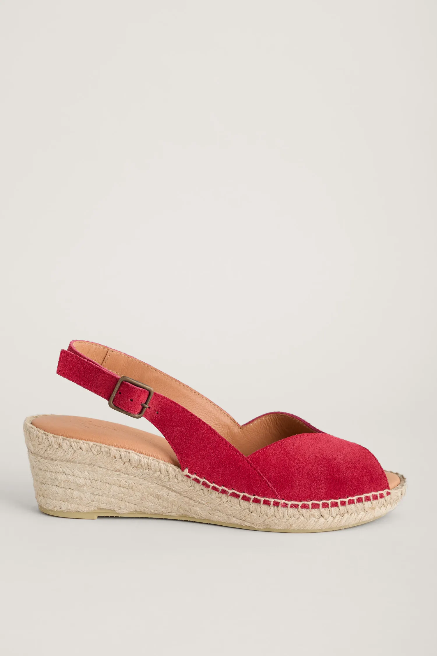 Hazy Dawn Low Heel Suede Espadrilles