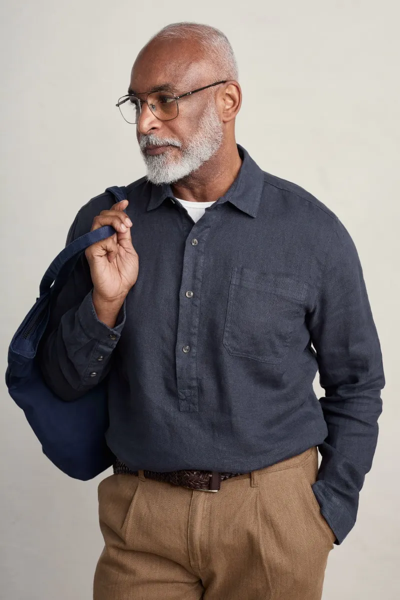 Men's Artist's Linen Shirt