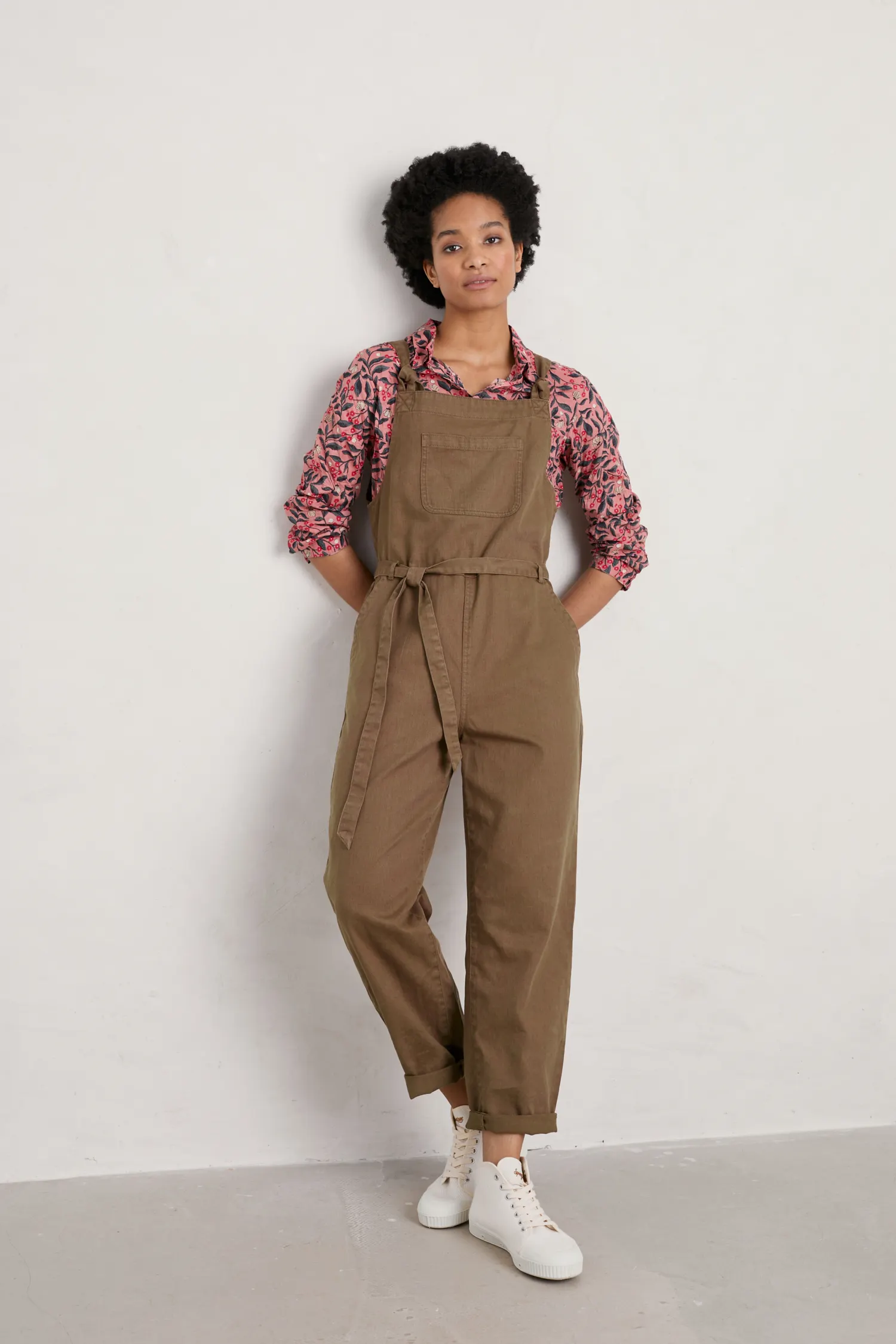 Heather Bell Tie Strap Jumpsuit