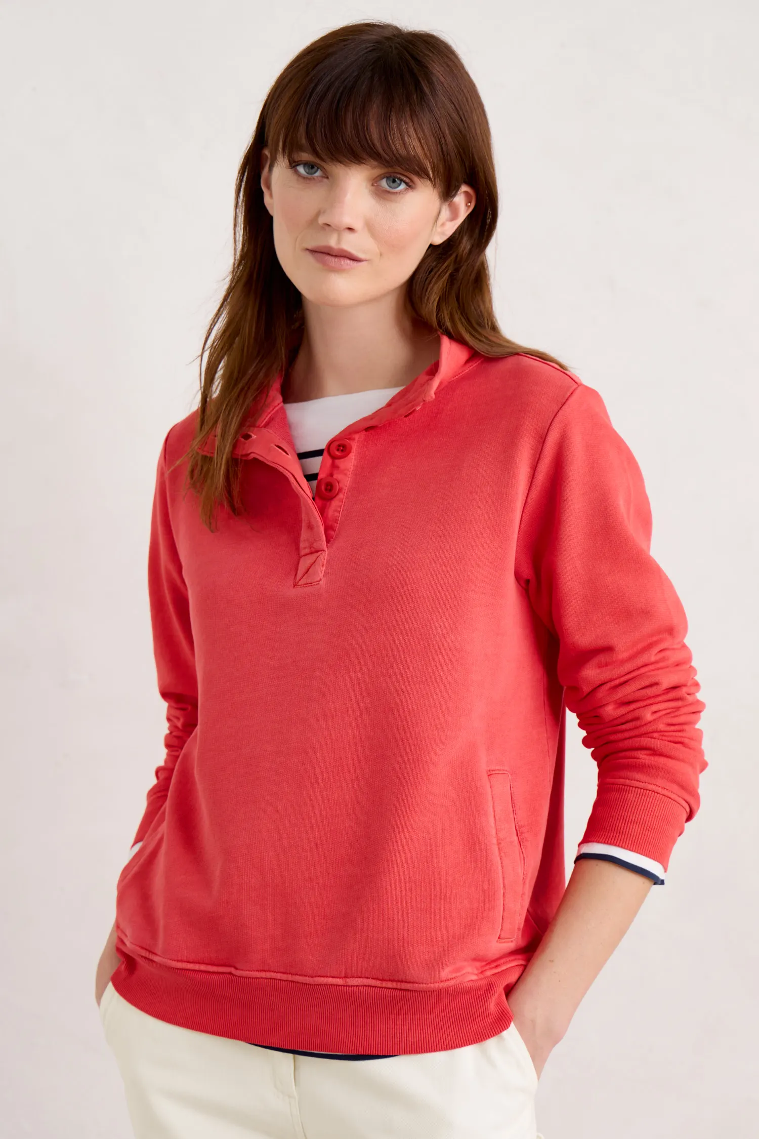 Greenshank Organic Cotton Collared Sweatshirt