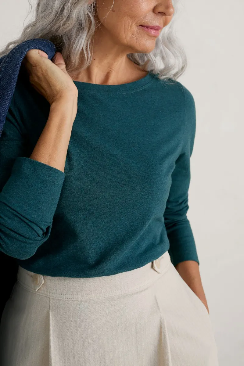 Easel Long Sleeve Jersey Top (GOTS)