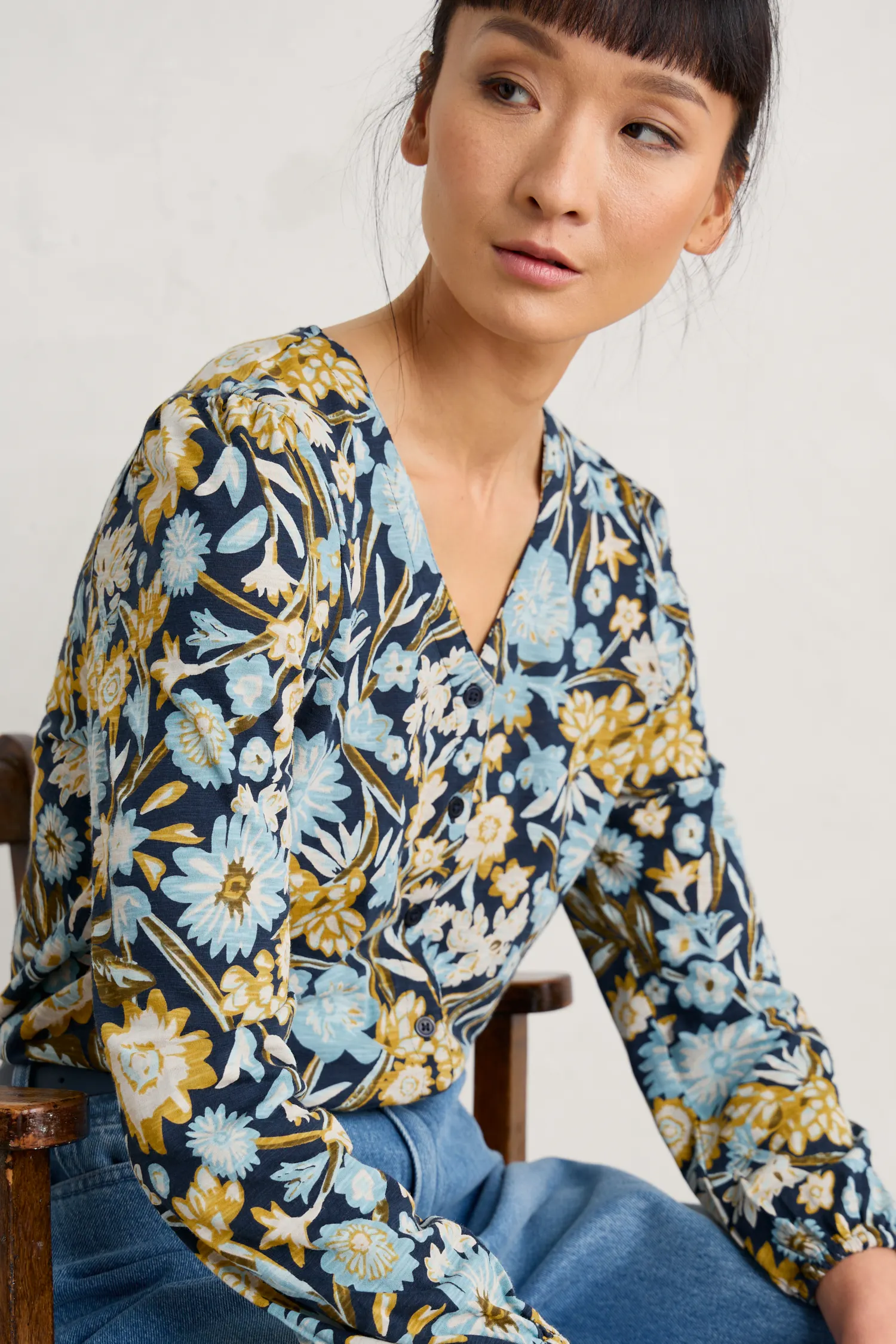 Butterflies Jersey Top