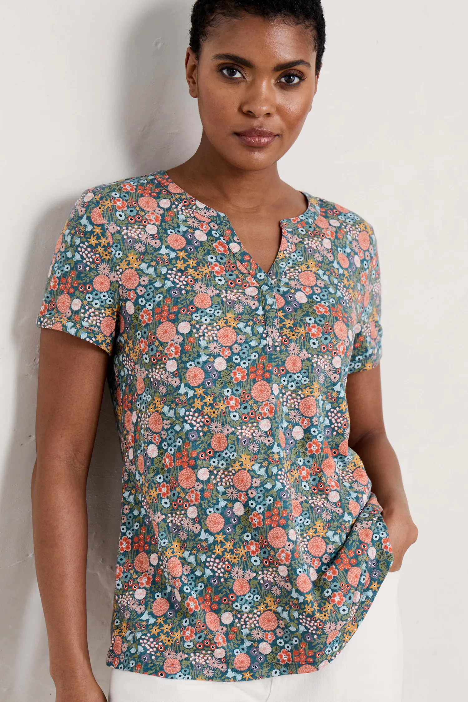 Waterflow Short Sleeve Top