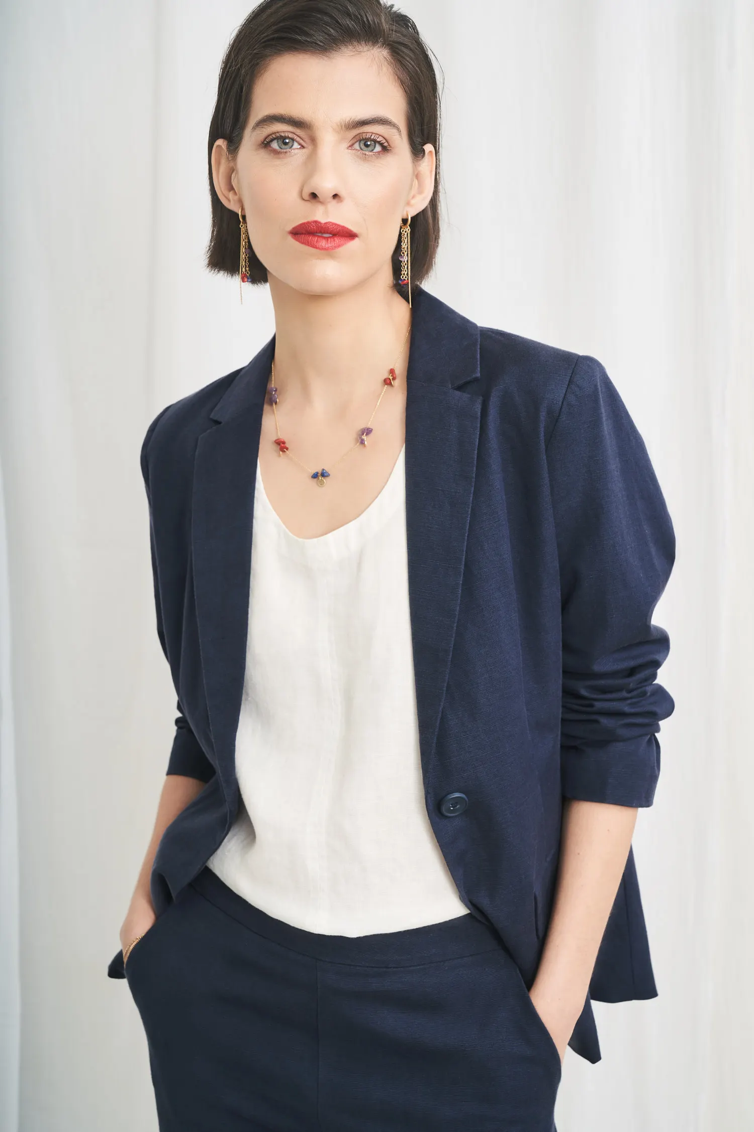 Erica Linen Blend Blazer
