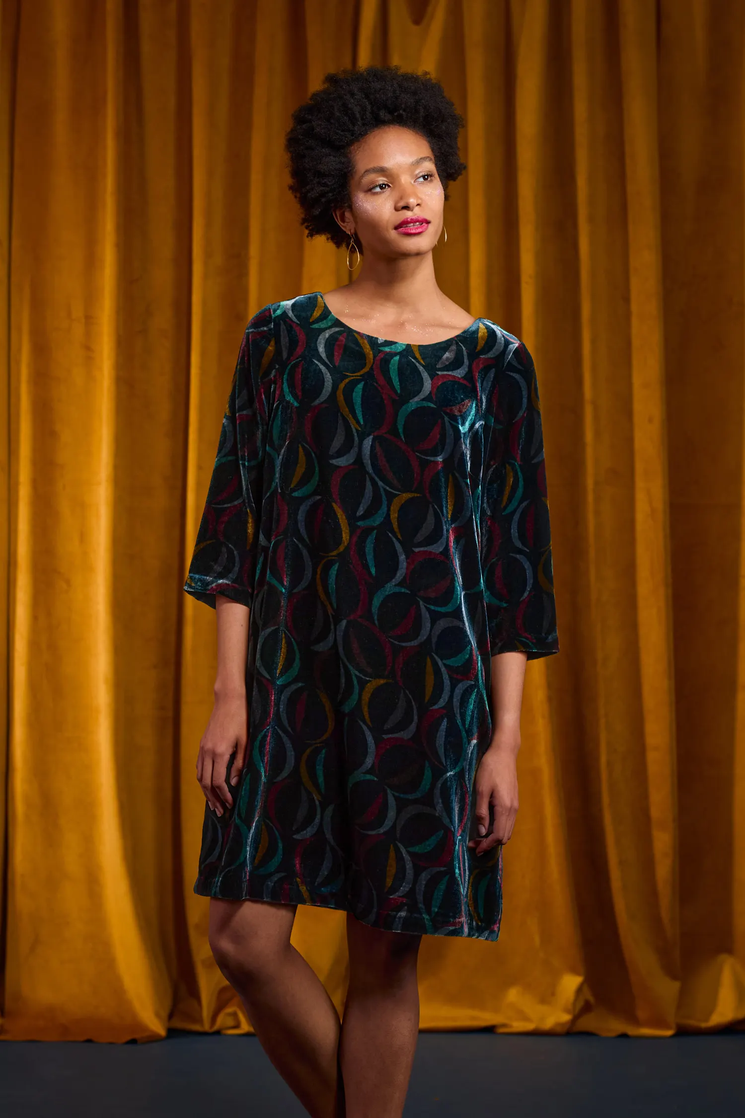 Boscawenun Velvet Dress