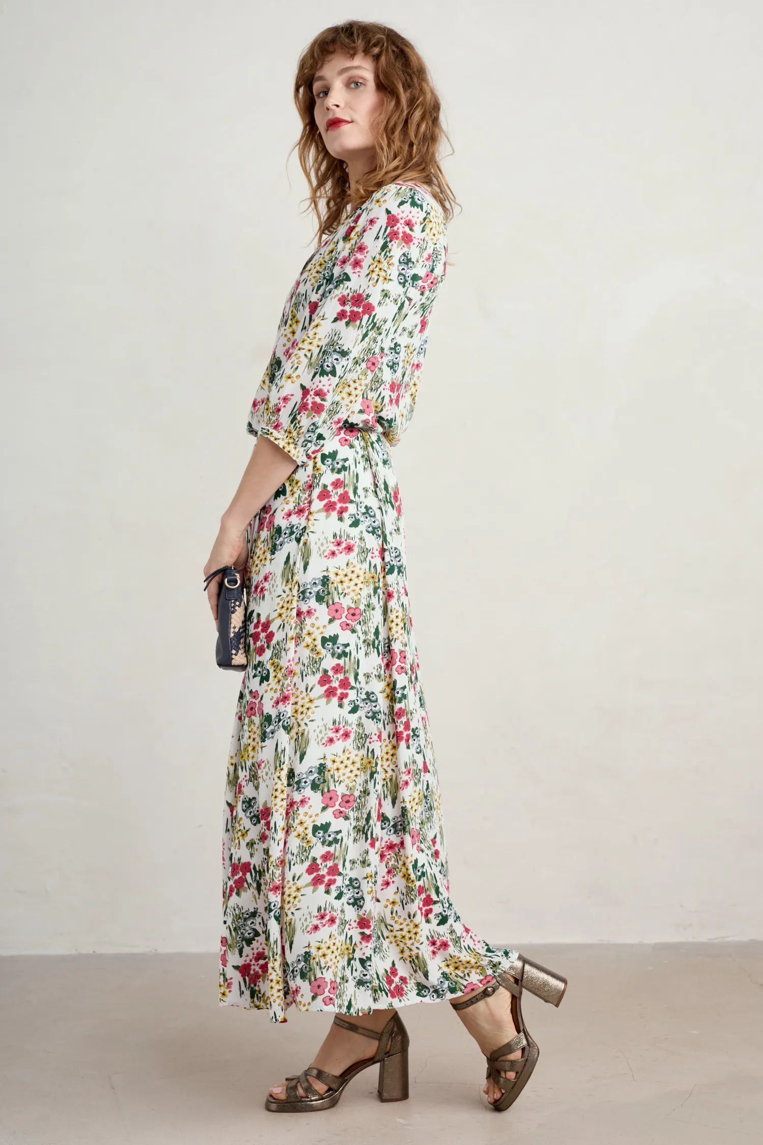 Willow Path 3/4 Sleeve Printed Shirt