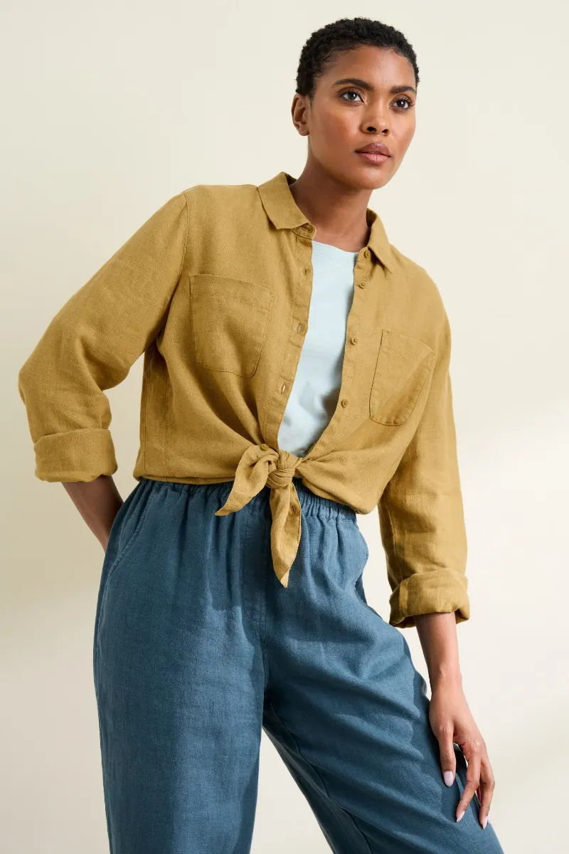 Hazel Branch Linen Shirt