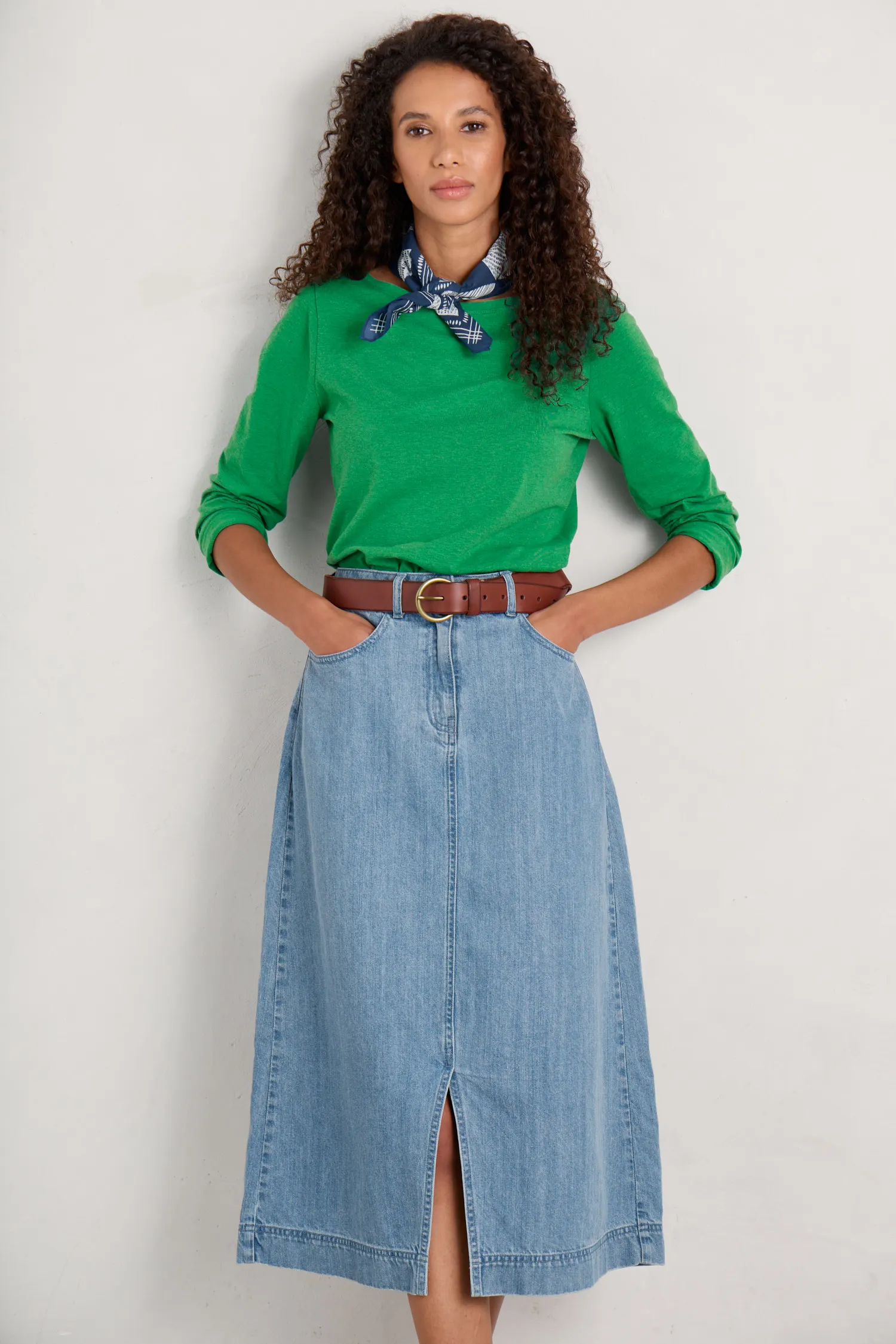 Easel Long Sleeve Jersey Top (GOTS)