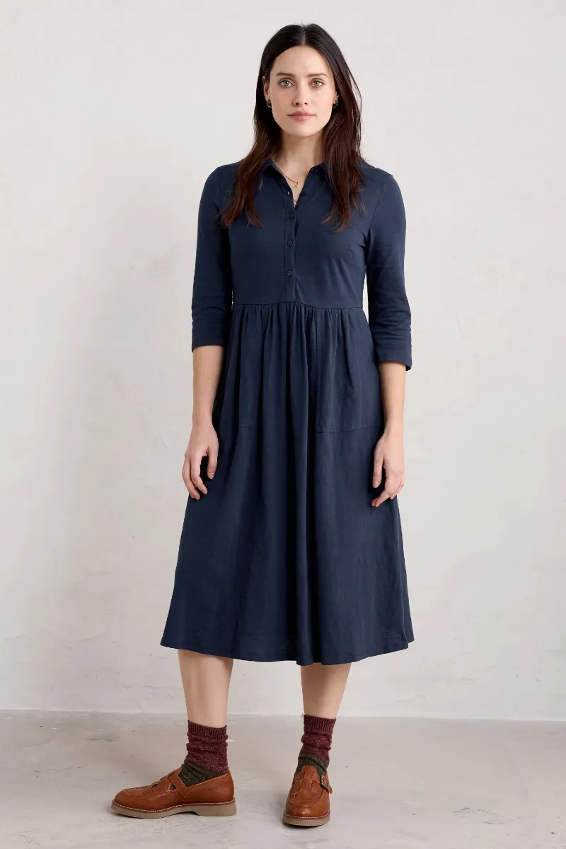 Mainland Jersey Midi Shirt Dress (GOTS)