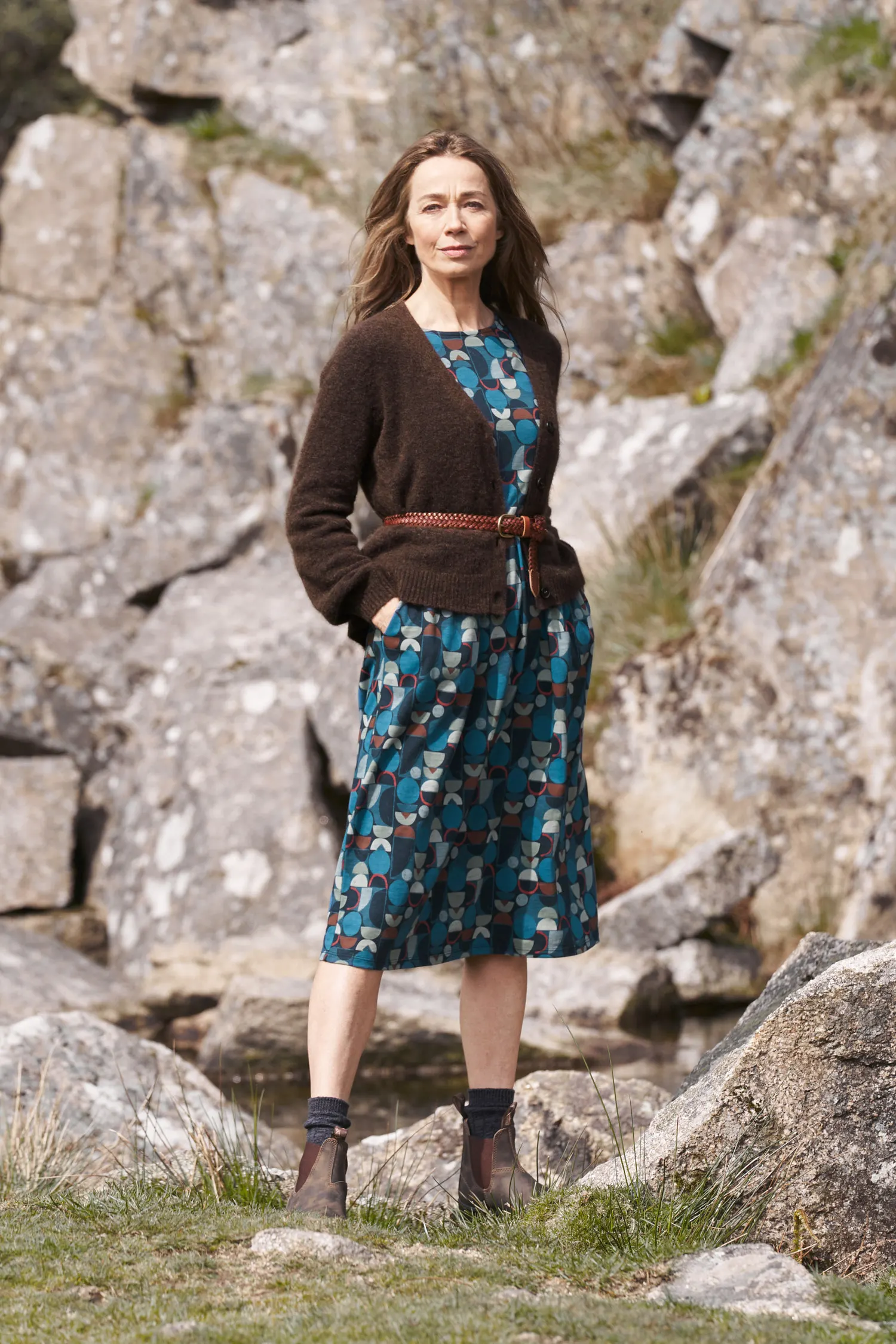 Sea Strewn Midi Dress