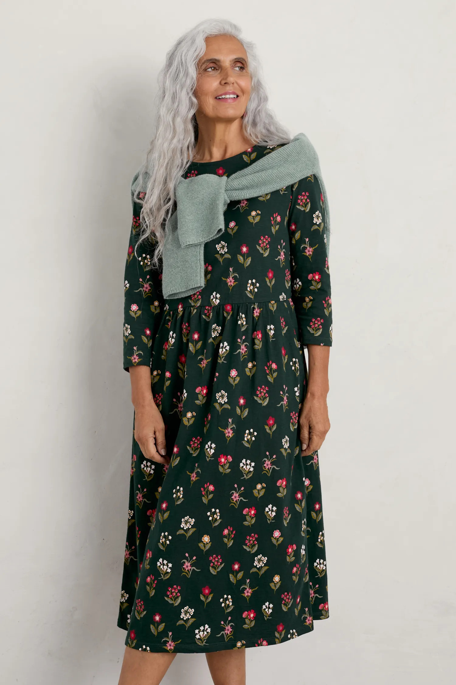 Sea Strewn Midi Dress