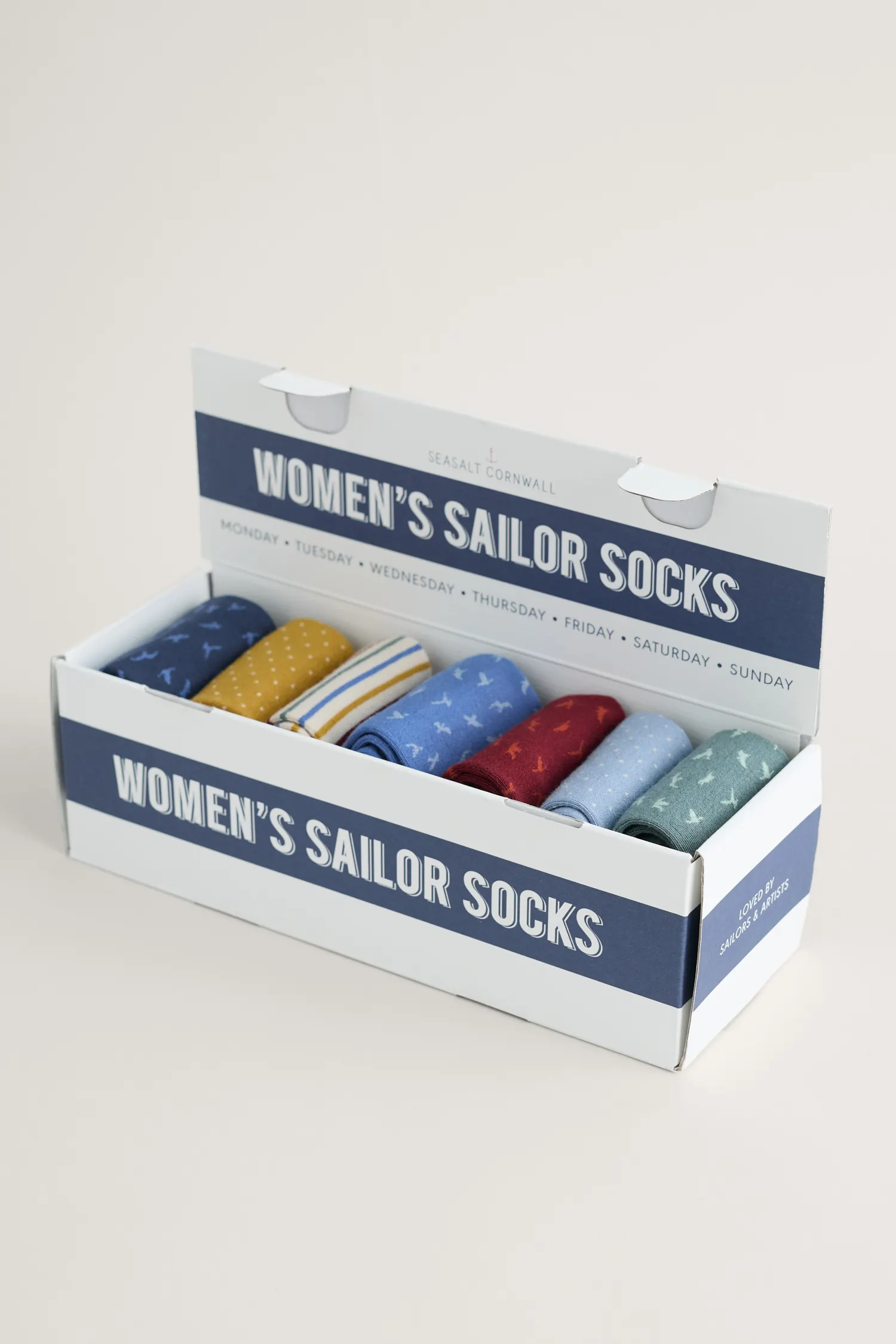 Box of 7 Women's Sailor Socks